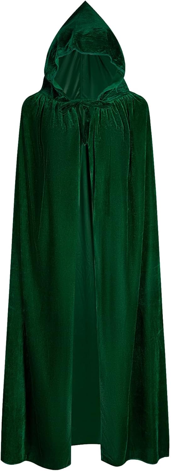 BALENNZ Cape Cloak with Hood - Adults Witch Cape Hooded Cloak for Women Men Hall...