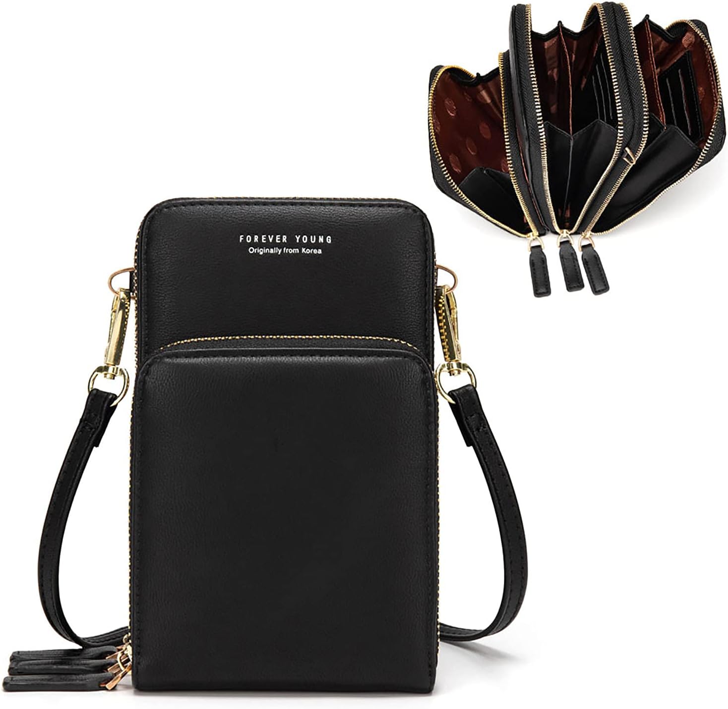 myfriday Crossbody Phone Bags for Women Small Shoulder Bag Handbags Multifunctio...