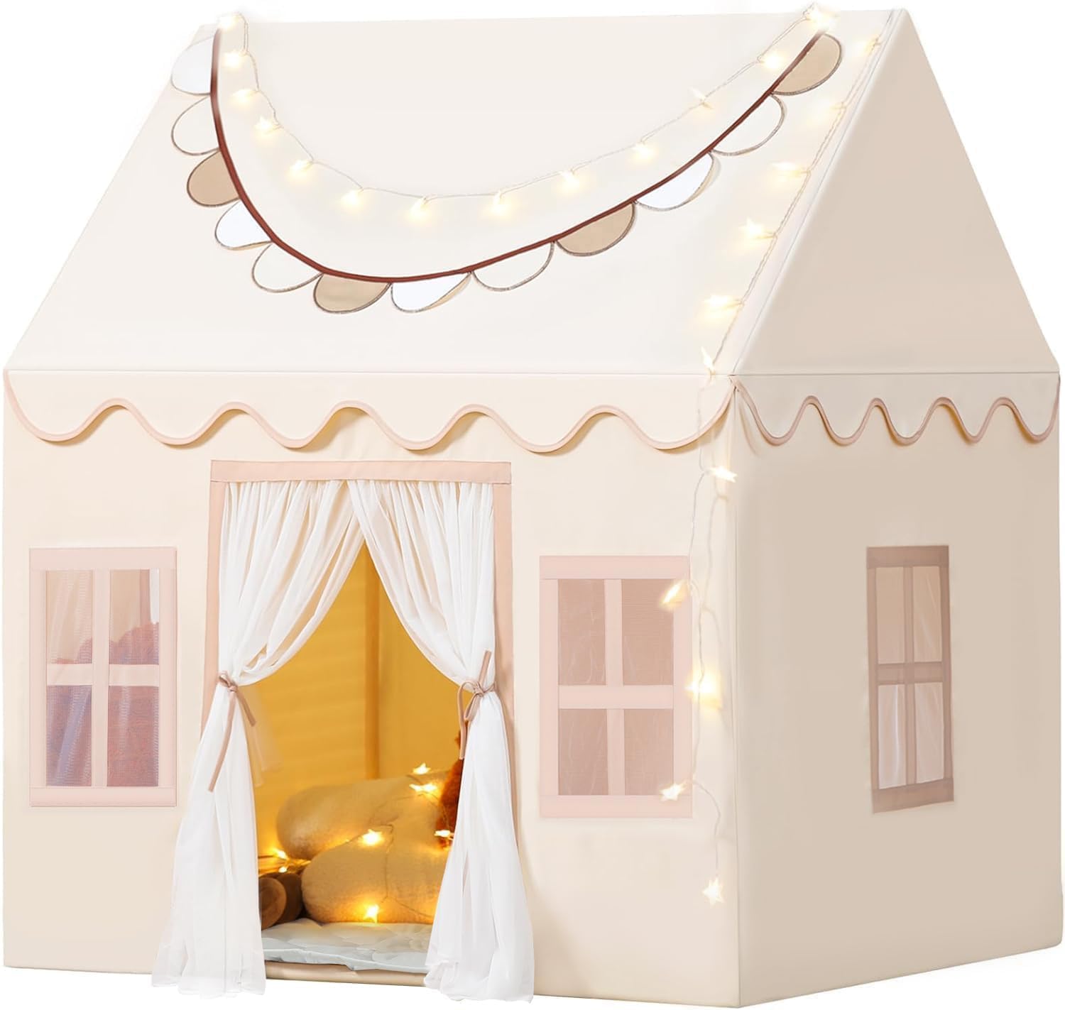 Wilwolfer Play Tent for Kids Indoor - Kids Play Tent Indoor Toddlers Play Tent L...