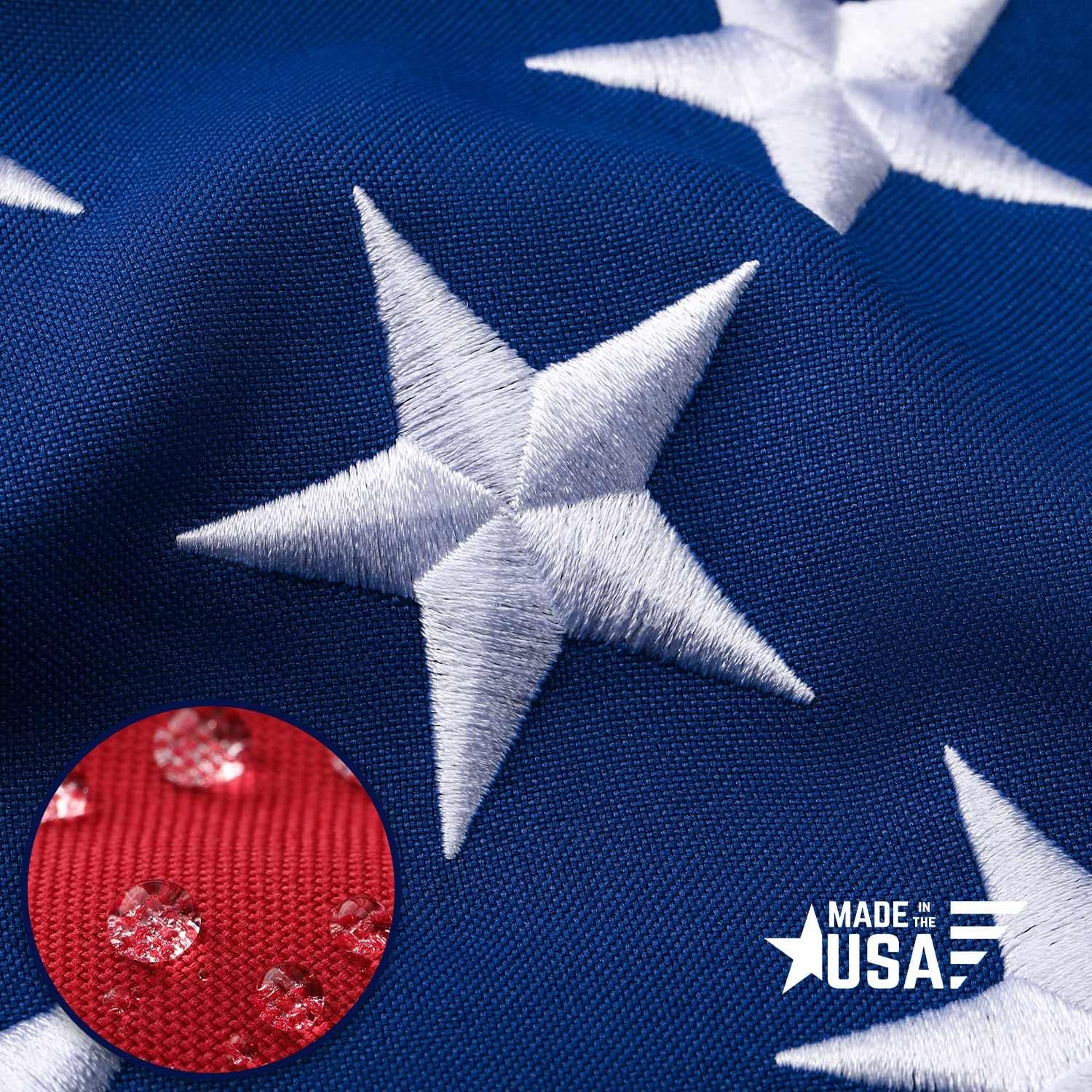 American Flag 3x5 Ft Deluxe Water Resistant Series...