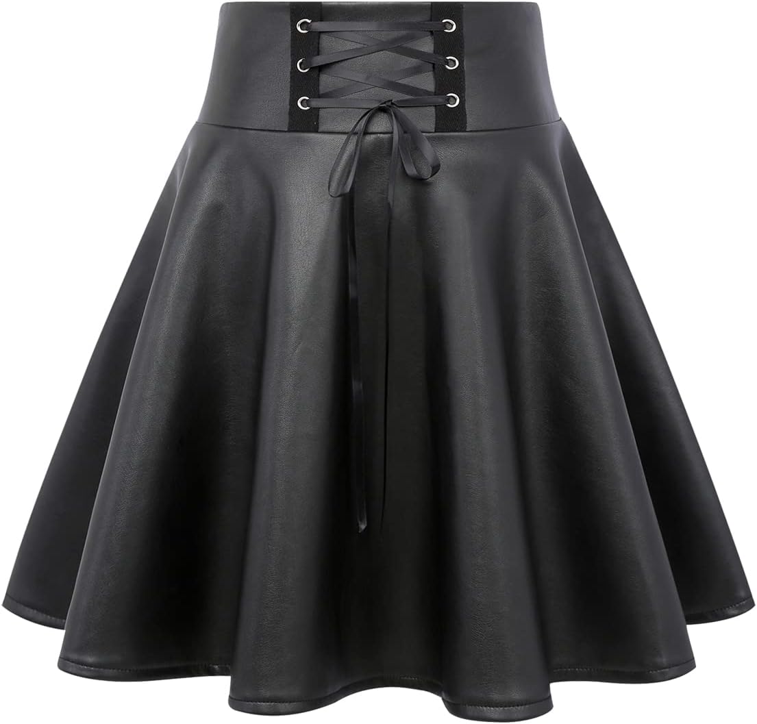 Stylish IDEALSANXUN Gothic Plaid Mini Skirts, Special Skirts for Women 2024, Hig...