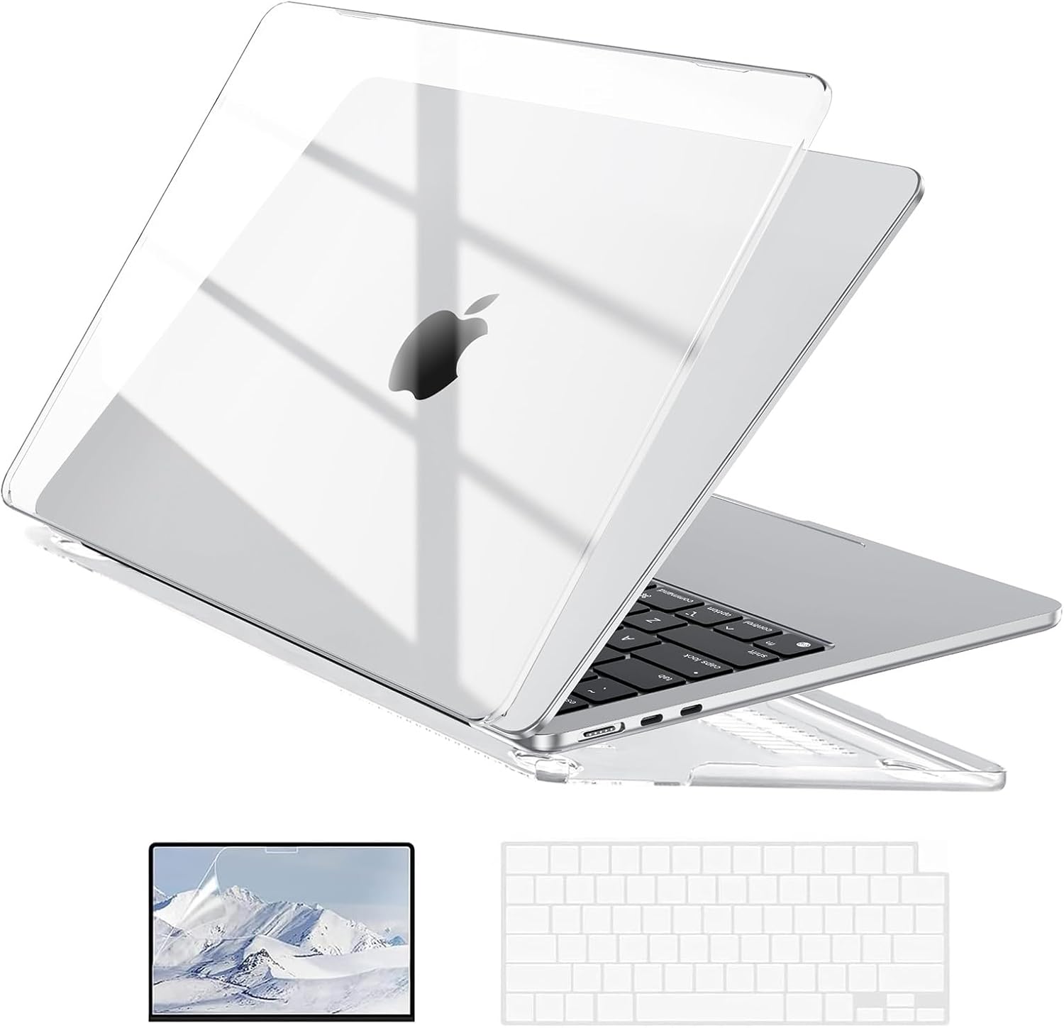 EooCoo Case, Special Case Compatible with MacBook Air 13 inch 2024 2023 2022 M3...