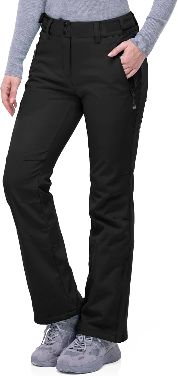 33,000ft Women's Softshell Snow Pants Waterproof Warm Ski pants Insulated Ripsto...