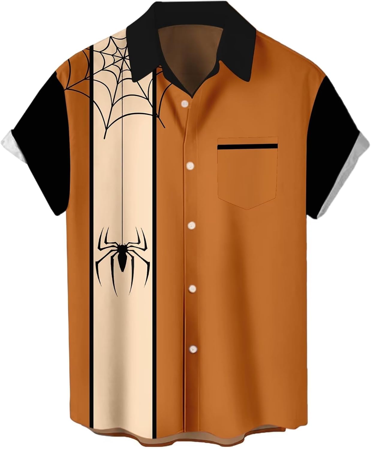 WHO IN SHOP, Special Men's Halloween Shirts, Unique Cute Scary Horror Short Slee...