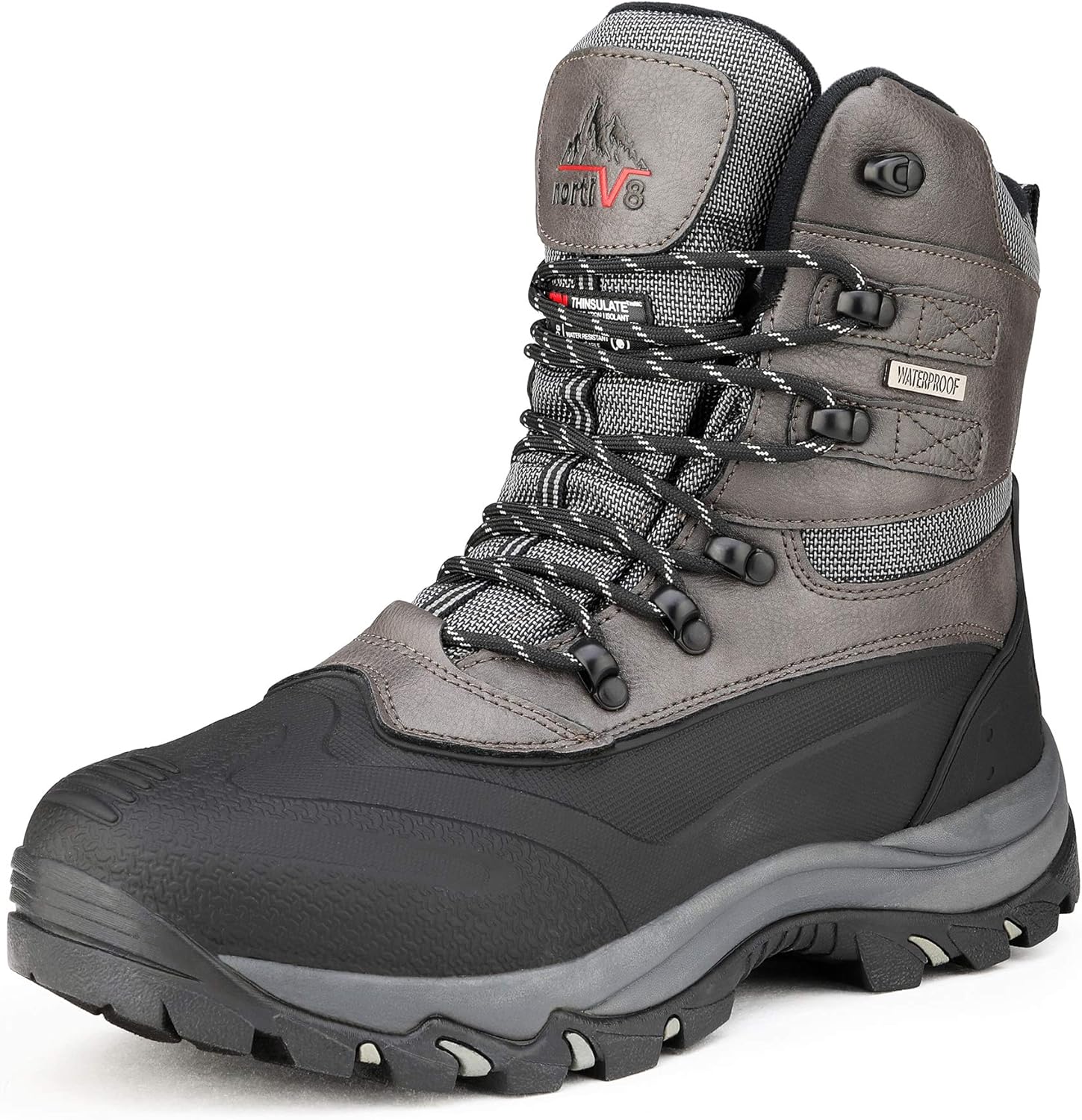 NORTIV 8 Men's Boots, Special Insulated Waterproof Construction Boots, Innovativ...