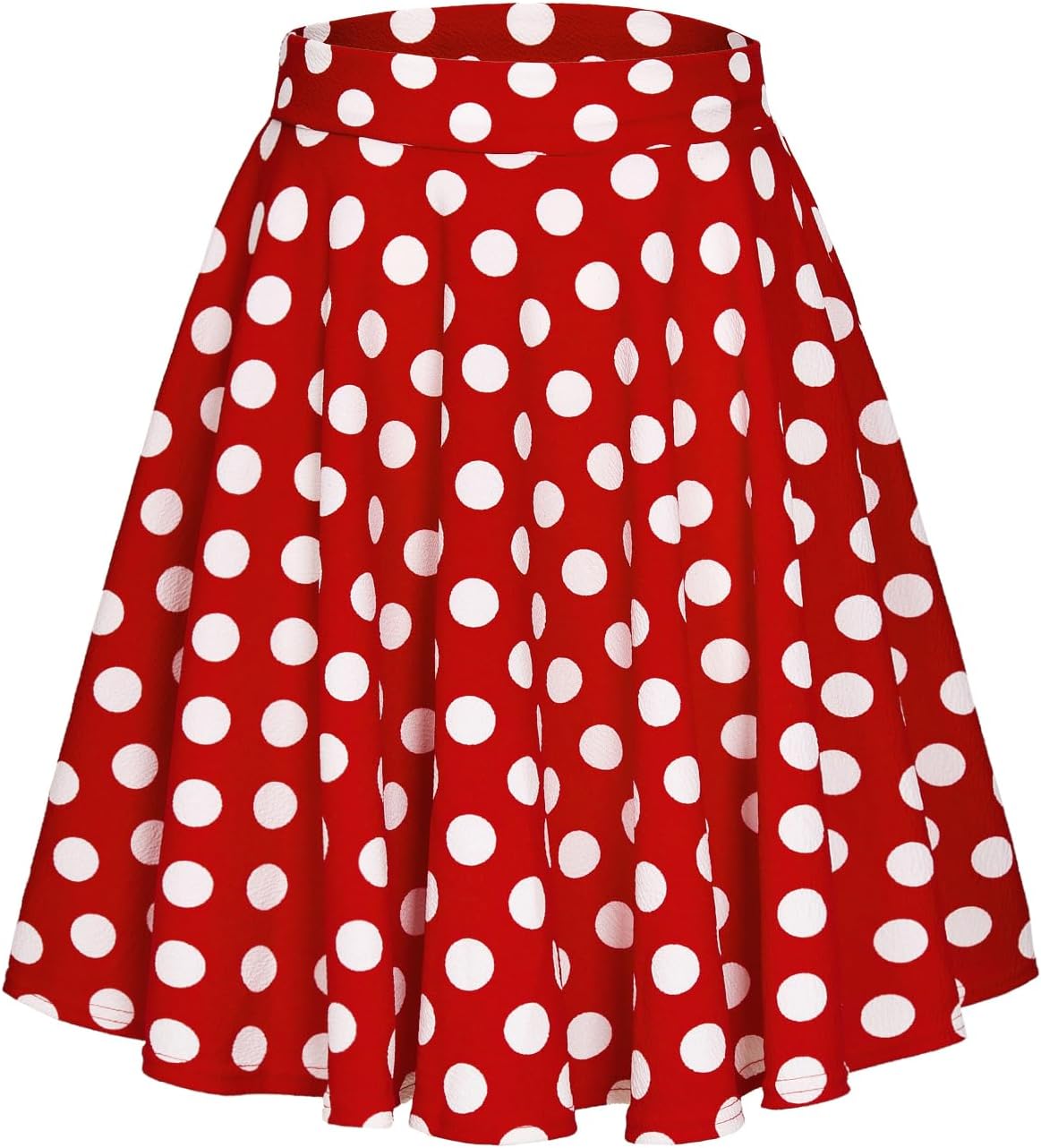 EXCHIC Women's Casual Stretchy Flared Mini Skater Skirt, Special A-Line Pleated...