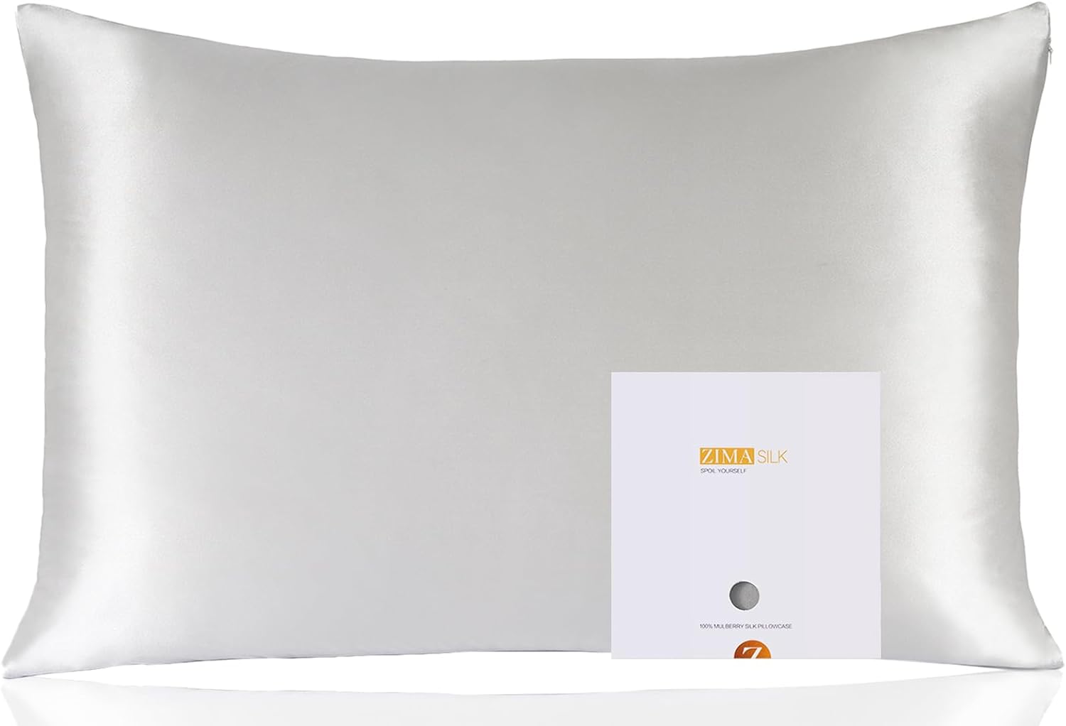 ZIMASILK 100% Mulberry Silk Pillowcase, Special Pillowcase for Hair and Skin Hea...