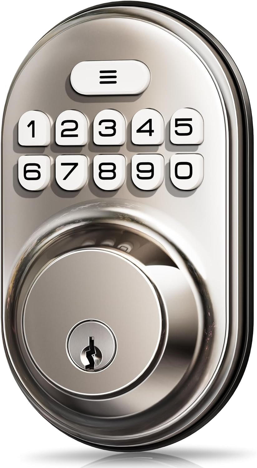 Veise Keyless Entry Door Lock, Electronic Keypad D...