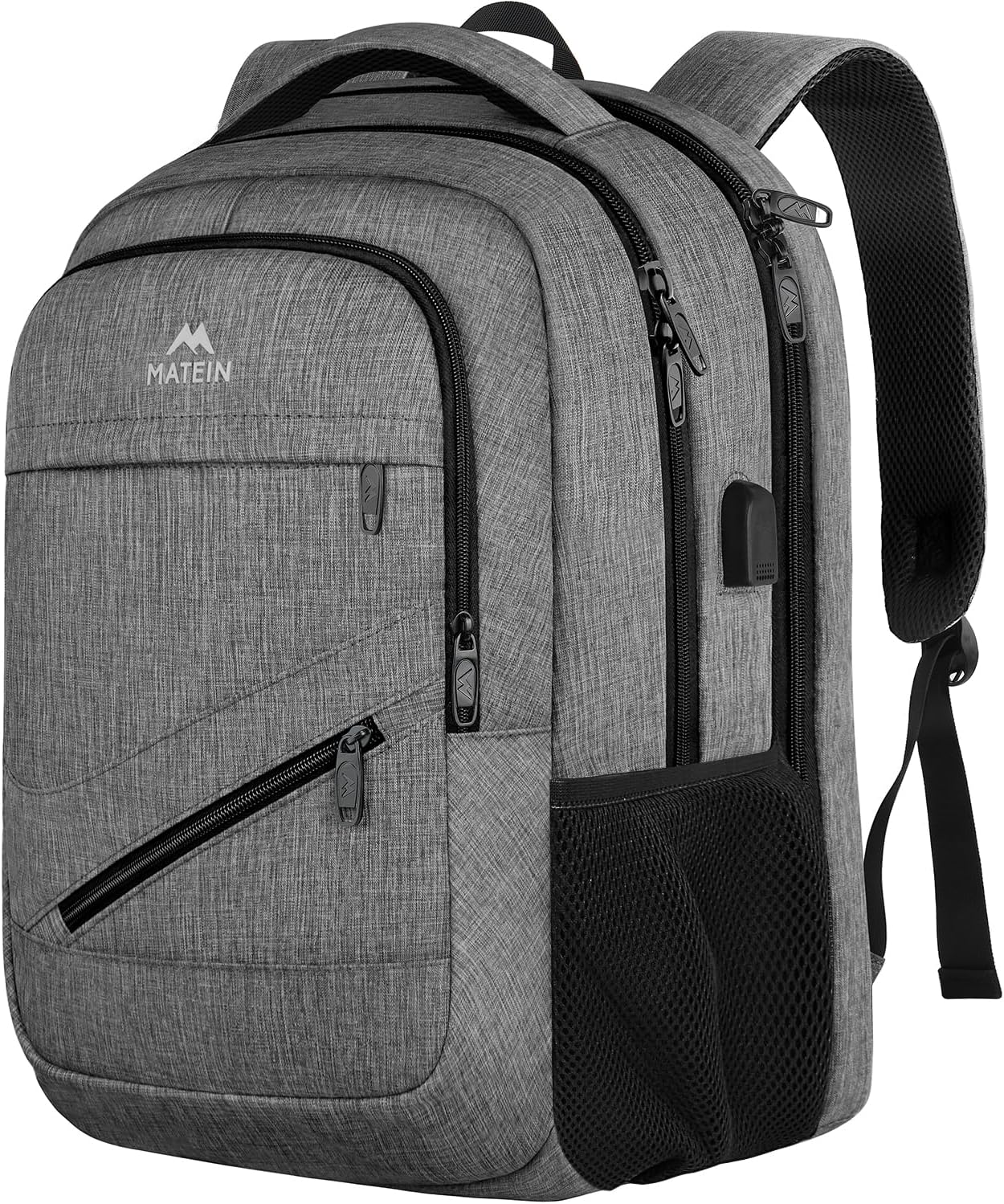MATEIN 18 Inch Laptop Backpack, Special Travel Backpack With Luggage Strap and L...