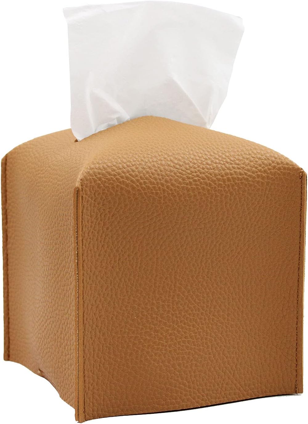 Livelab Tissue Box Cover, High-Quality Decorative Organizer Holder, Modern PU Le...