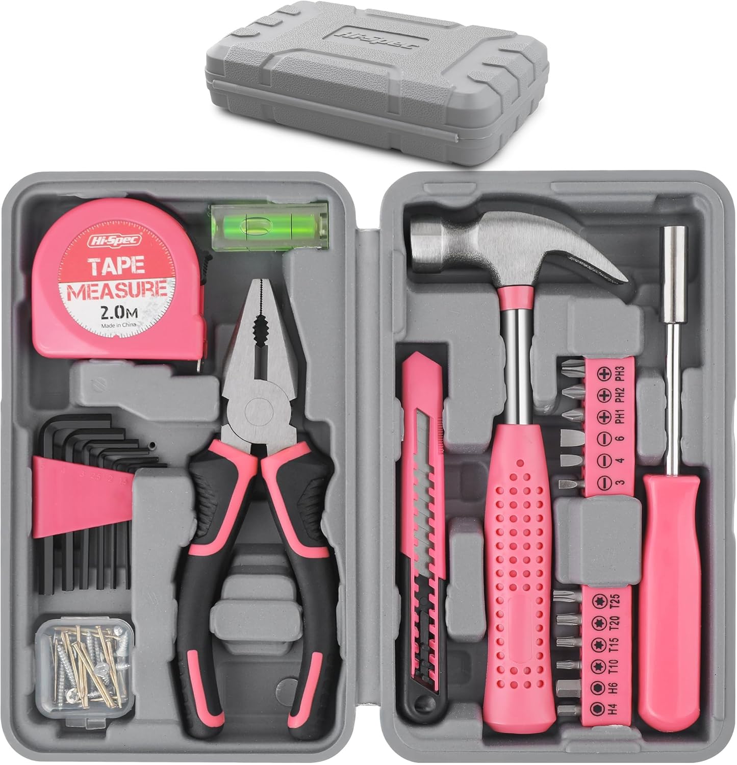 Hi-Spec Tool Set, Special Household DIY Tool Kit for Women, High-Quality Mini To...