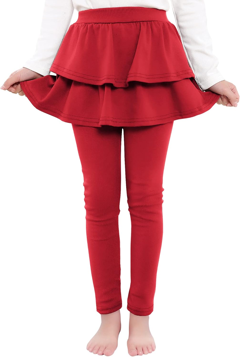 Unique BOOPH Little Girls Leggings, Special Ruffle Tutu Skirts for Kids, High-Qu...
