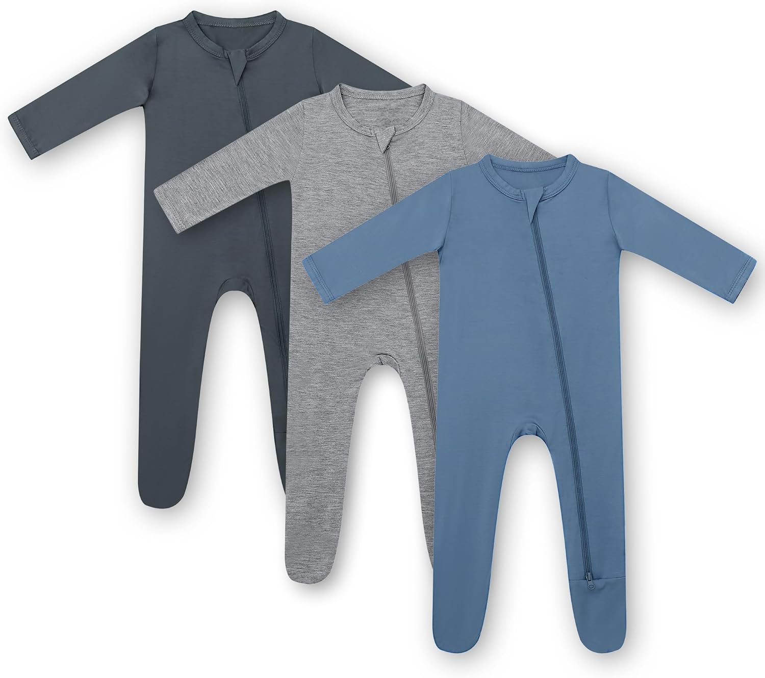 HAPIU Rayon from Bamboo Baby Footed Pajamas, Special Footie for Baby Boys and Gi...