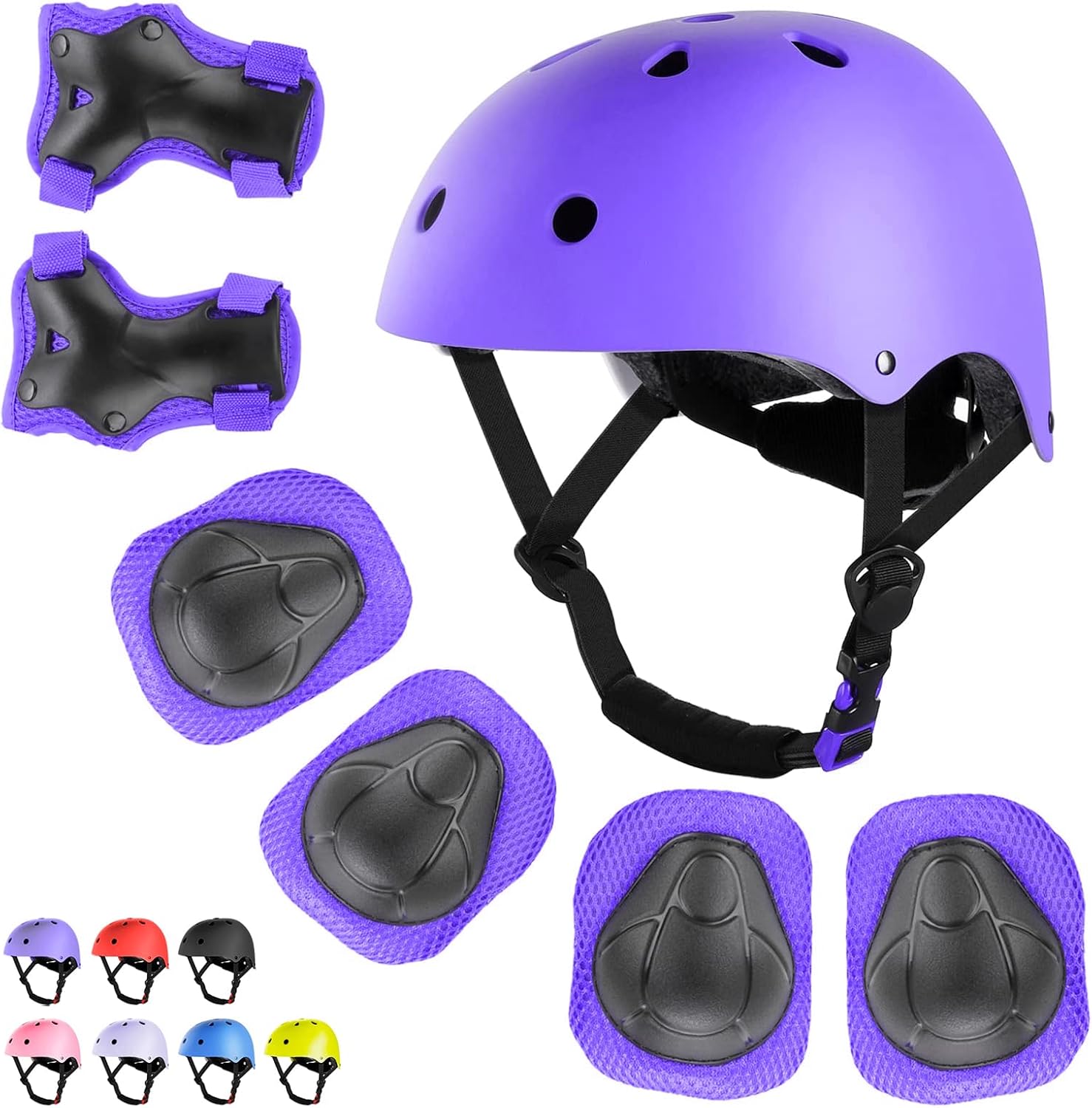WayEee Kids Bike Helmet Set, Special Helmet Pad Set with Protective Gear, High-Q...