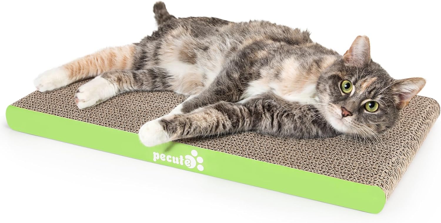 pecute Cat Scratcher Large, Cat Scratching Boards, Kitty Scratching for Cats L (...