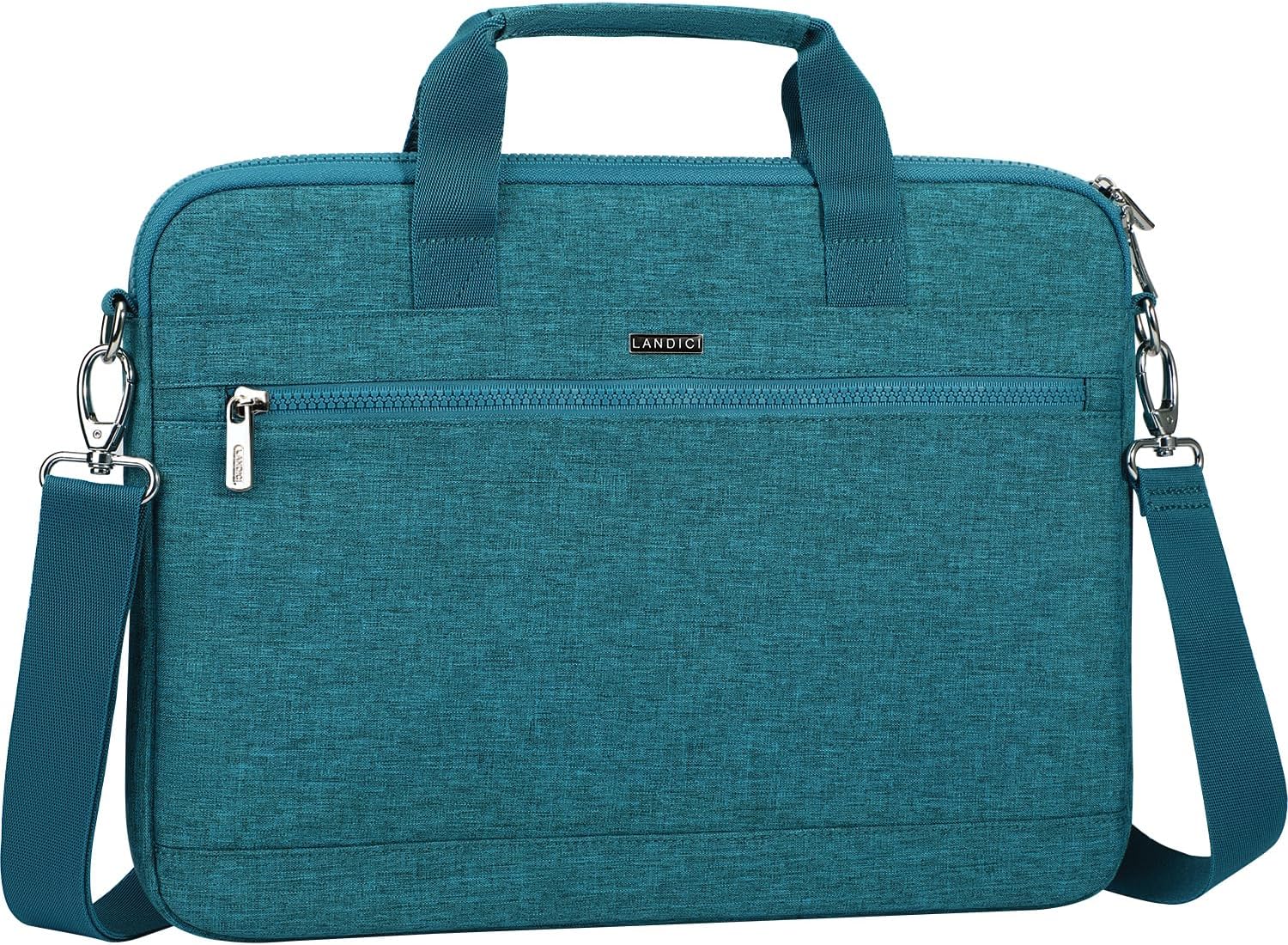 LANDICI 360° Protective Laptop Bag 14-15 Inch with Shoulder Strap, Laptop Case S...
