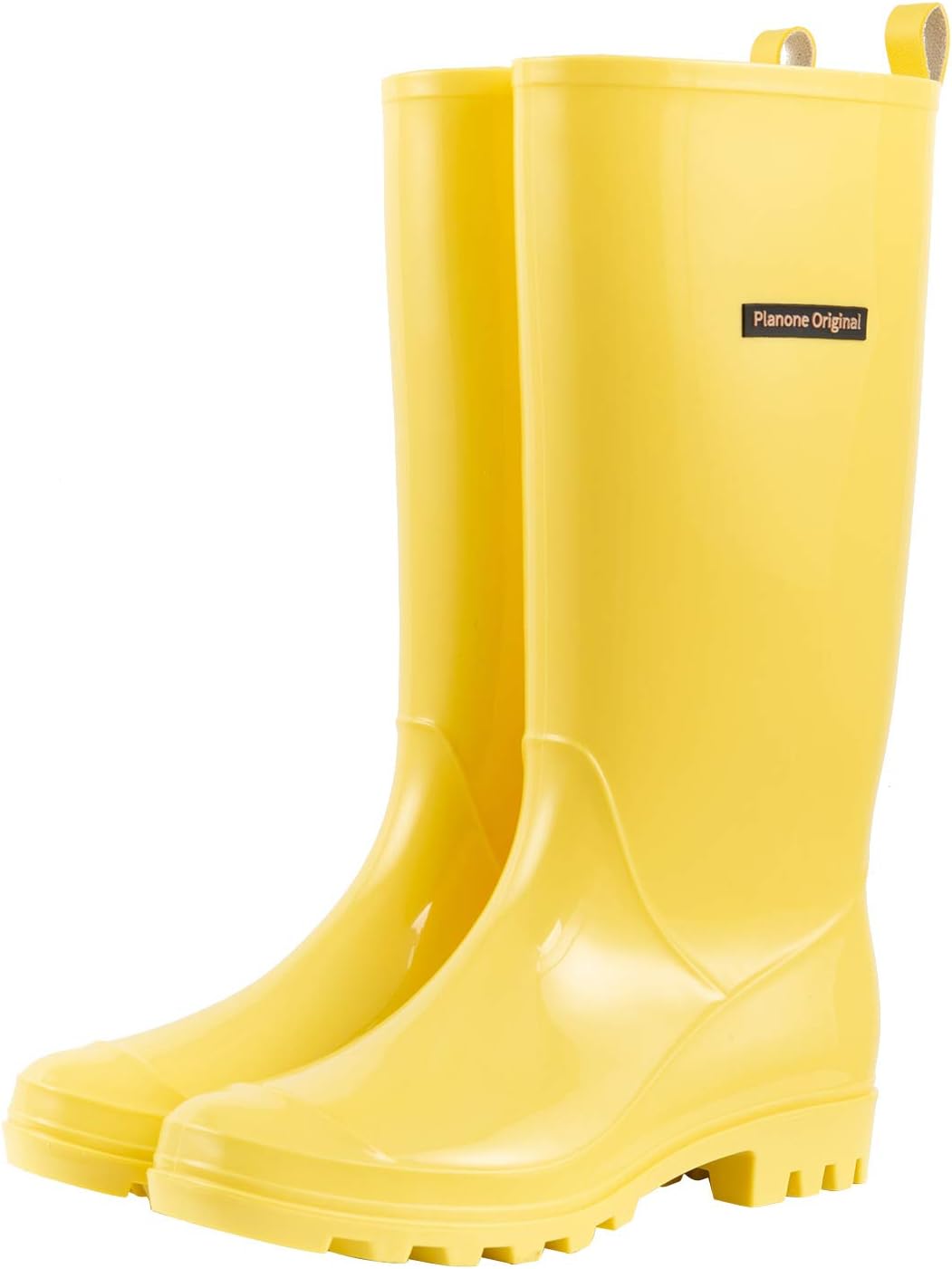 Planone Tall Rain Boots, Special Waterproof Garden Shoes with Anti-Slipping Feat...
