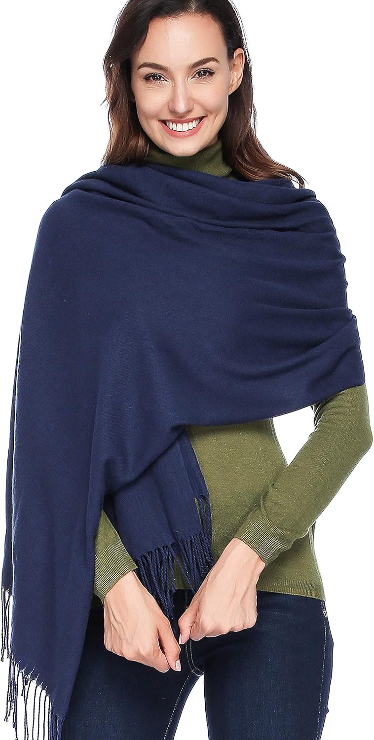 HOYAYO Wool Shawl, High-Quality Extra Large Thick Soft Pashmina Scarf, Unique HO...