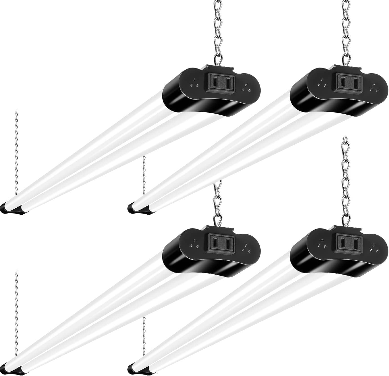 hykolity 4 Pack Linkable LED Shop Light, 4FT 42W [...