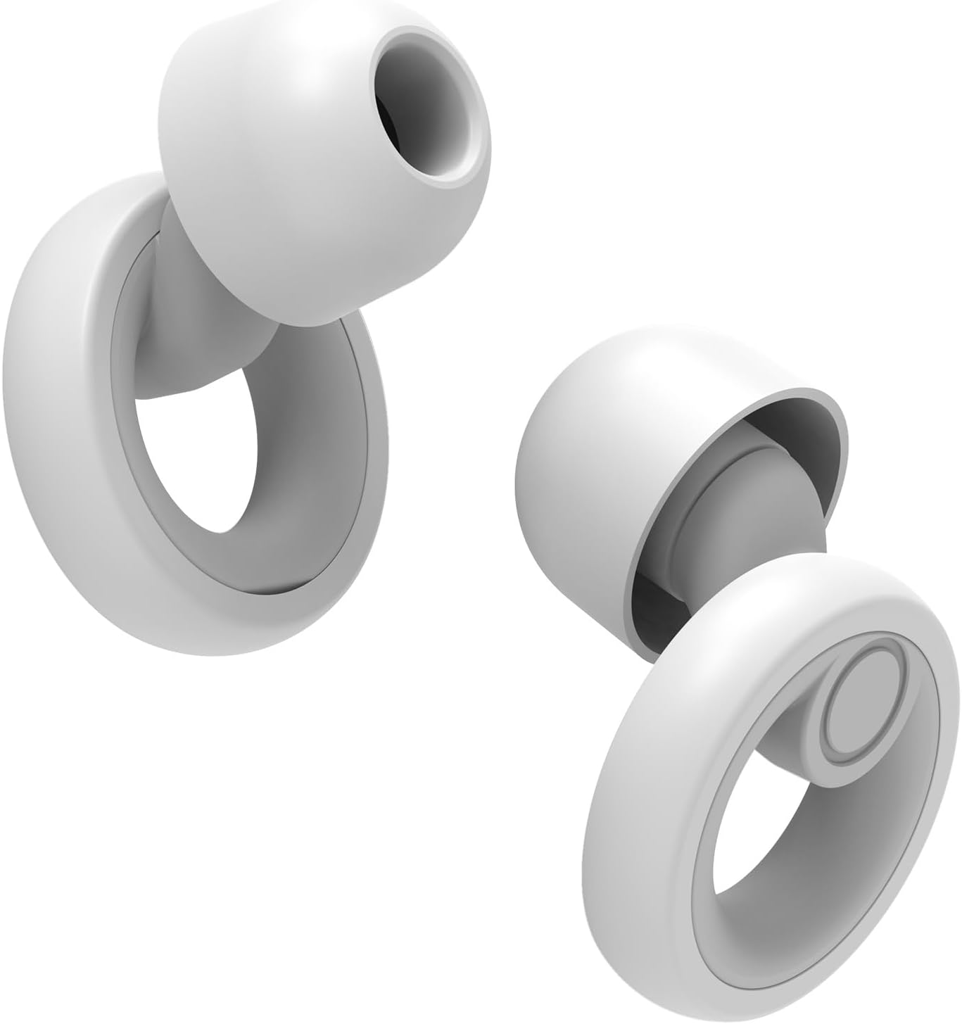 JAYINE Ear Plugs for Sleep, Reusable Soft Silicone Earplugs Hearing Protection,...