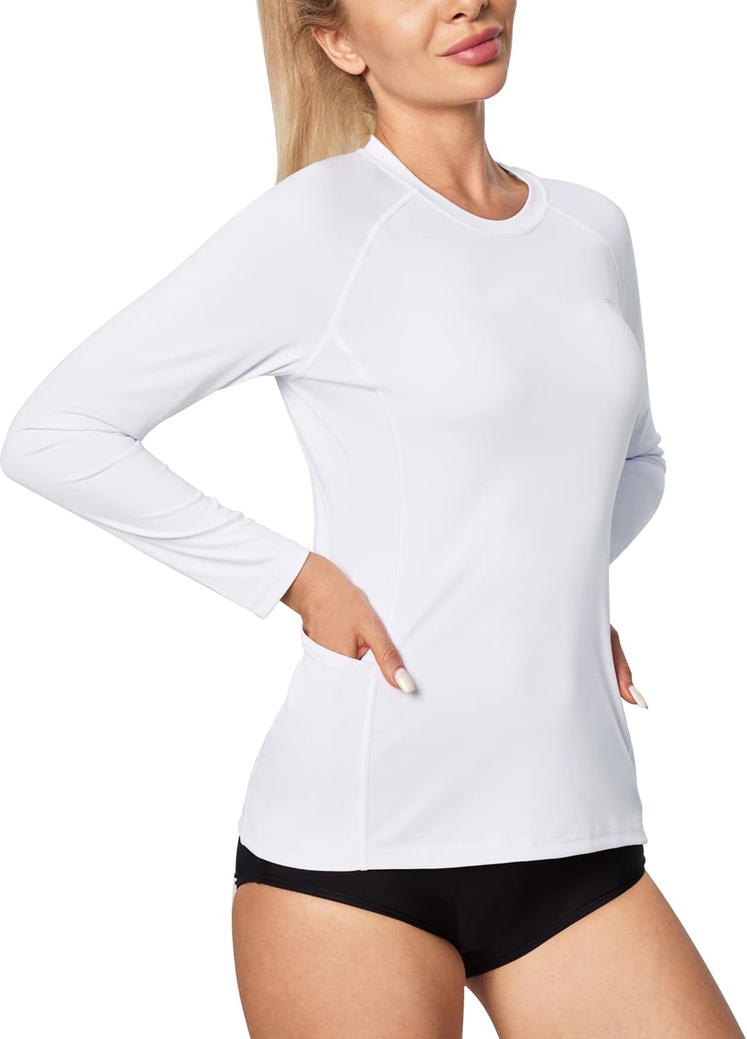 IUGA Rash Guard, Special Workout Tops for Women UPF 50, Innovative SPF UV Protec...