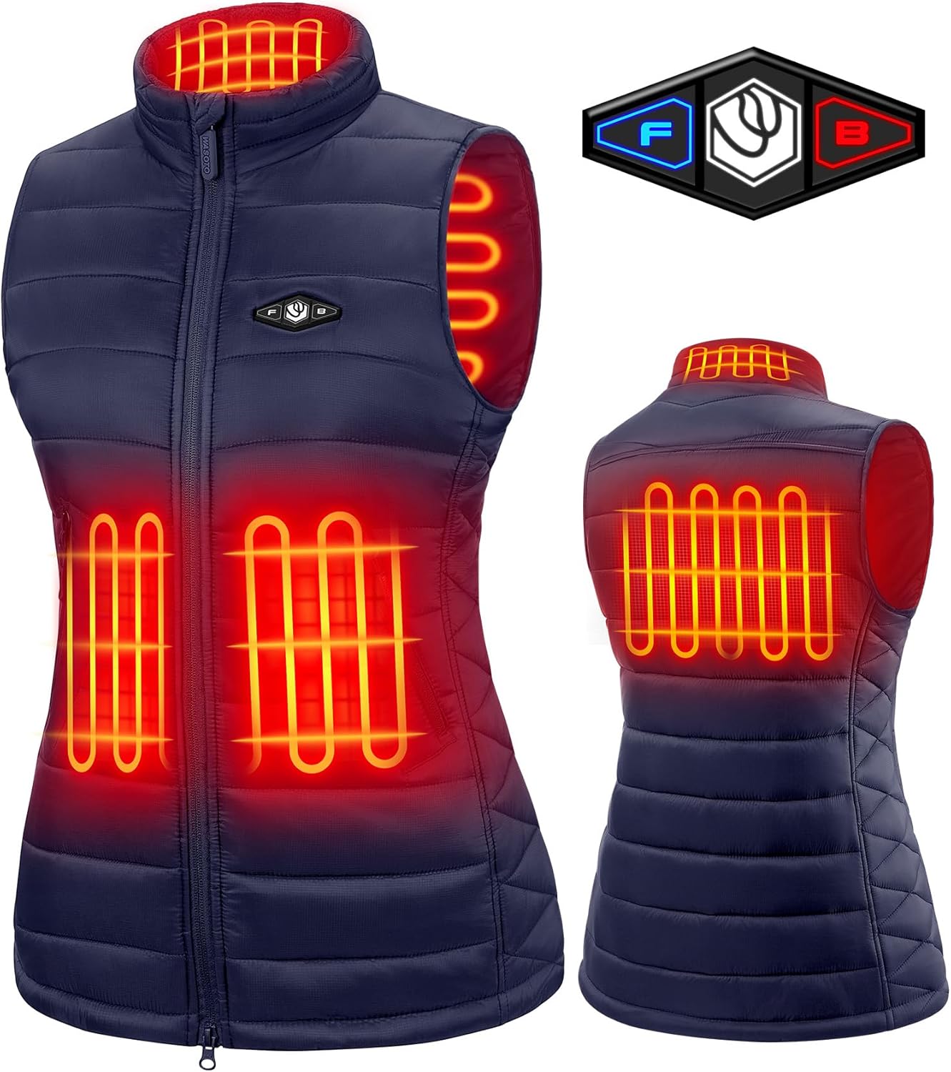 Heated Vest Women With 16000 mAh Battery Pack Charger Included Washable Recharge...