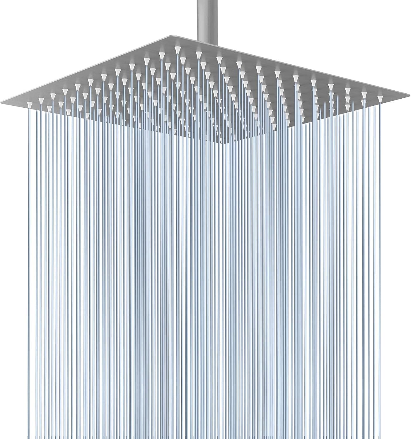 Voolan Rain Shower Head - High Flow Large Rainfall Shower Heads Made of Stainles...