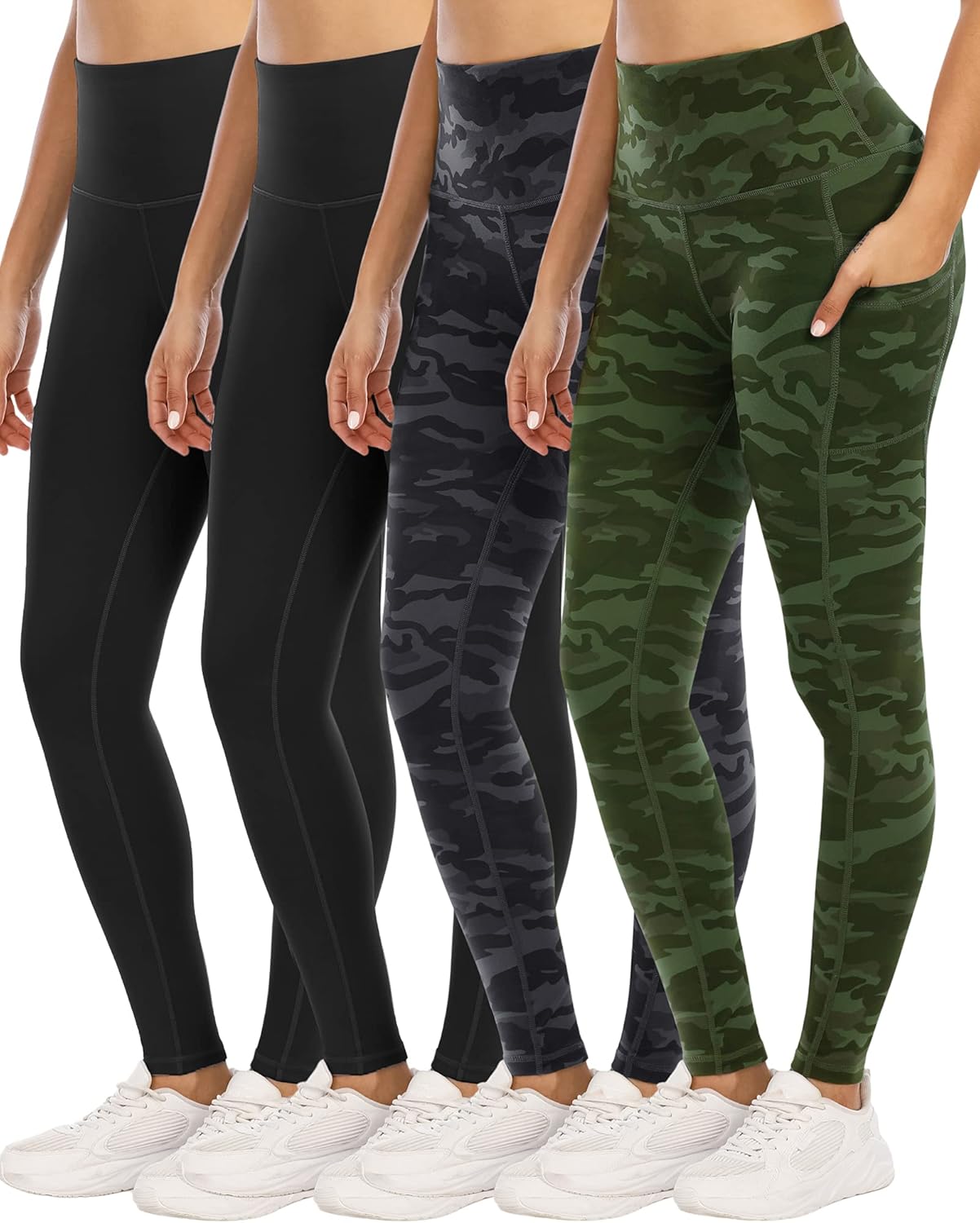 Leggings for Women, Special Workout Yoga Pants with High Waist Tummy Control, In...