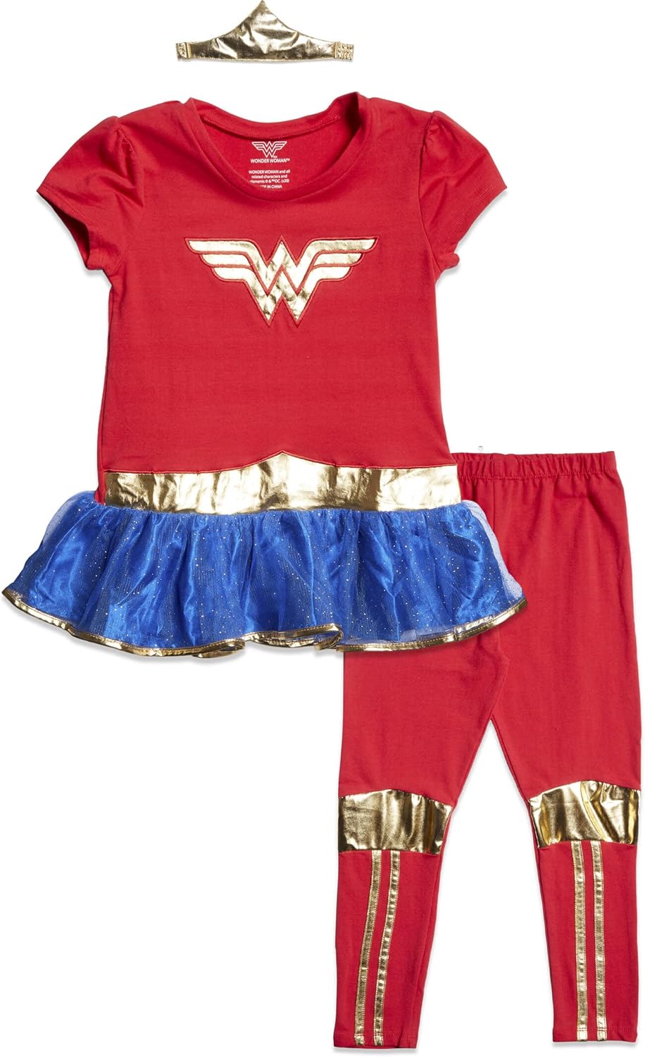 DC Comics Justice League Wonder Woman Girls Cosplay Costume, Special Cosplay Cos...