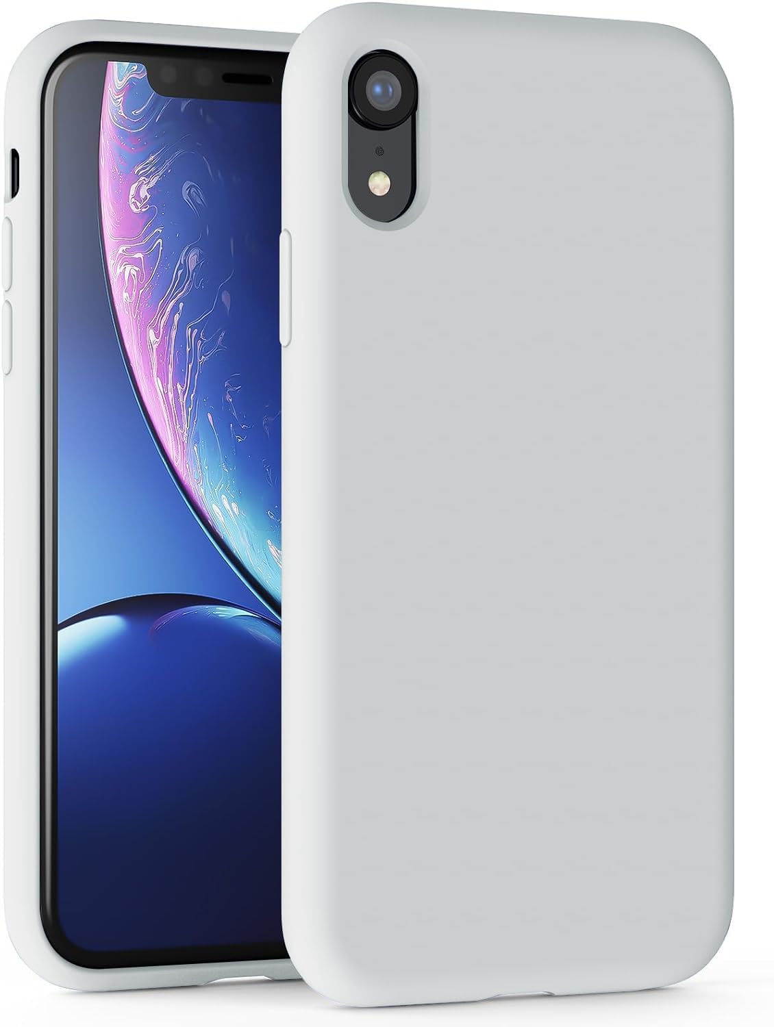 TAXXOE Silicone Case with iPhone XR Case Soft Ultra Slim Protective Shockproof L...