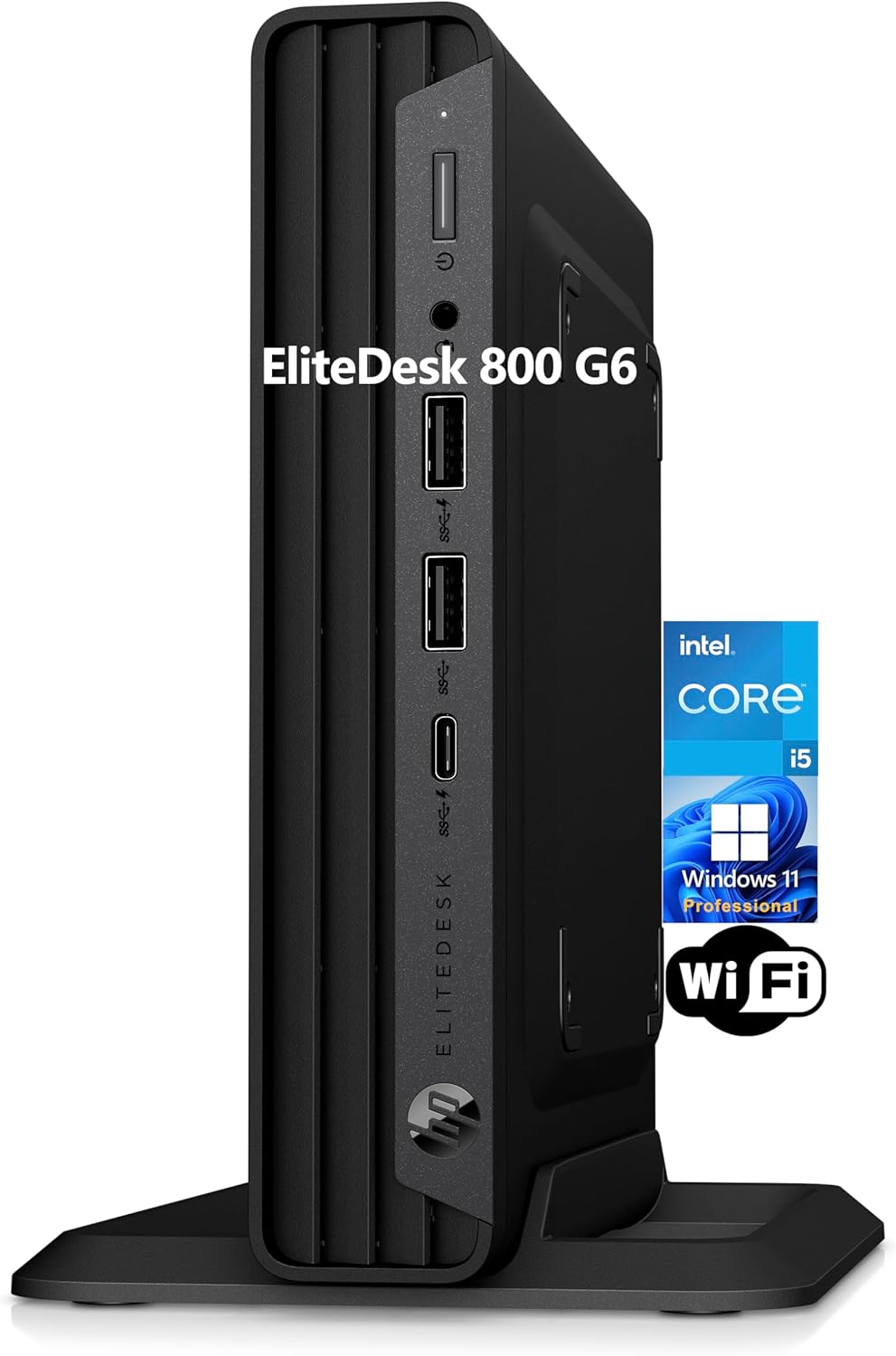 HP EliteDesk 800 G6 Business Mini PC Desktop Computer, Intel Hexa-Core i5-10400...
