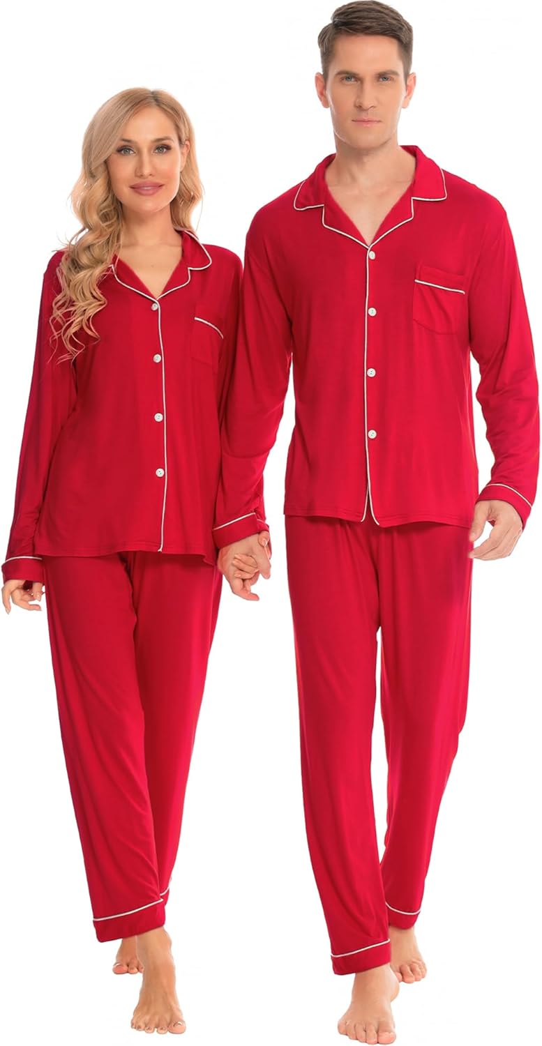 SWOMOG Couples Christmas Pajamas Set, Special Festival Party Pj Sets, Innovative...