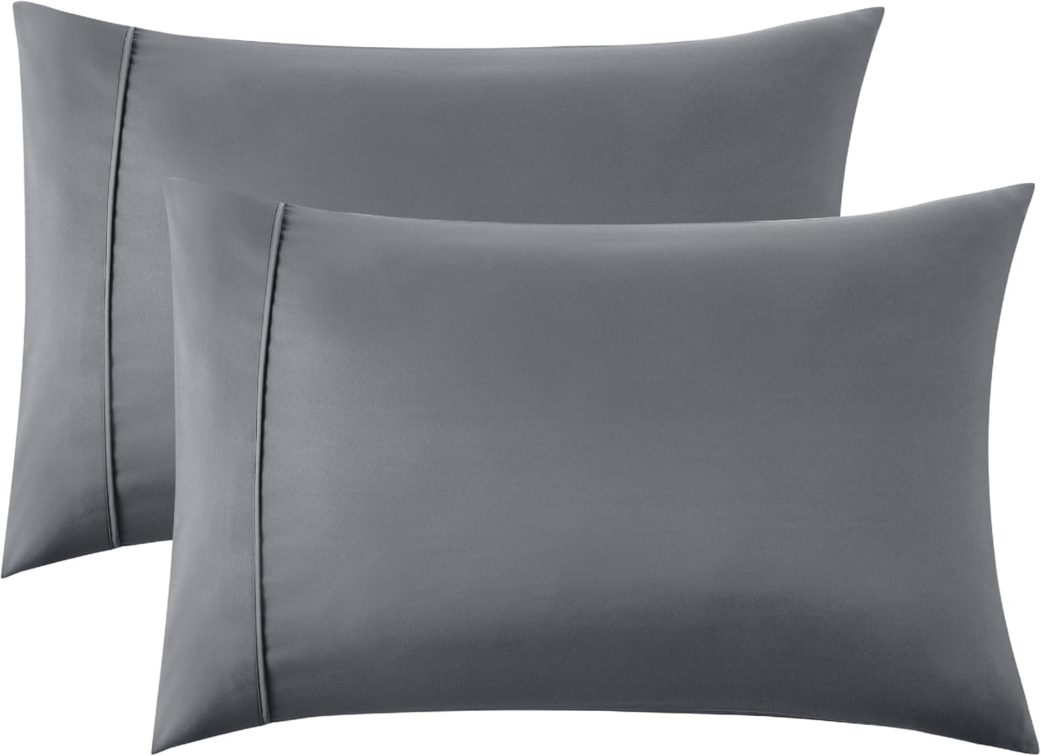 Bedsure Pillow Cases 2 Pack - 50x75 cm Pillowcases with Envelope Closure, Brushe...