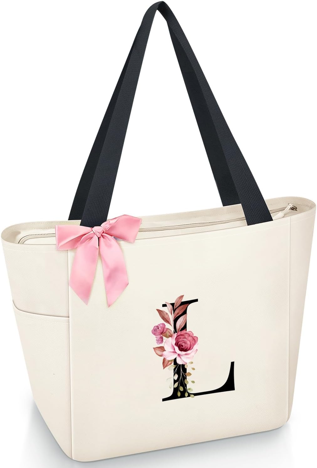 Vavabox A-Z Initial Personalized Tote Bag, Special Waterproof Gifts for Women, A...