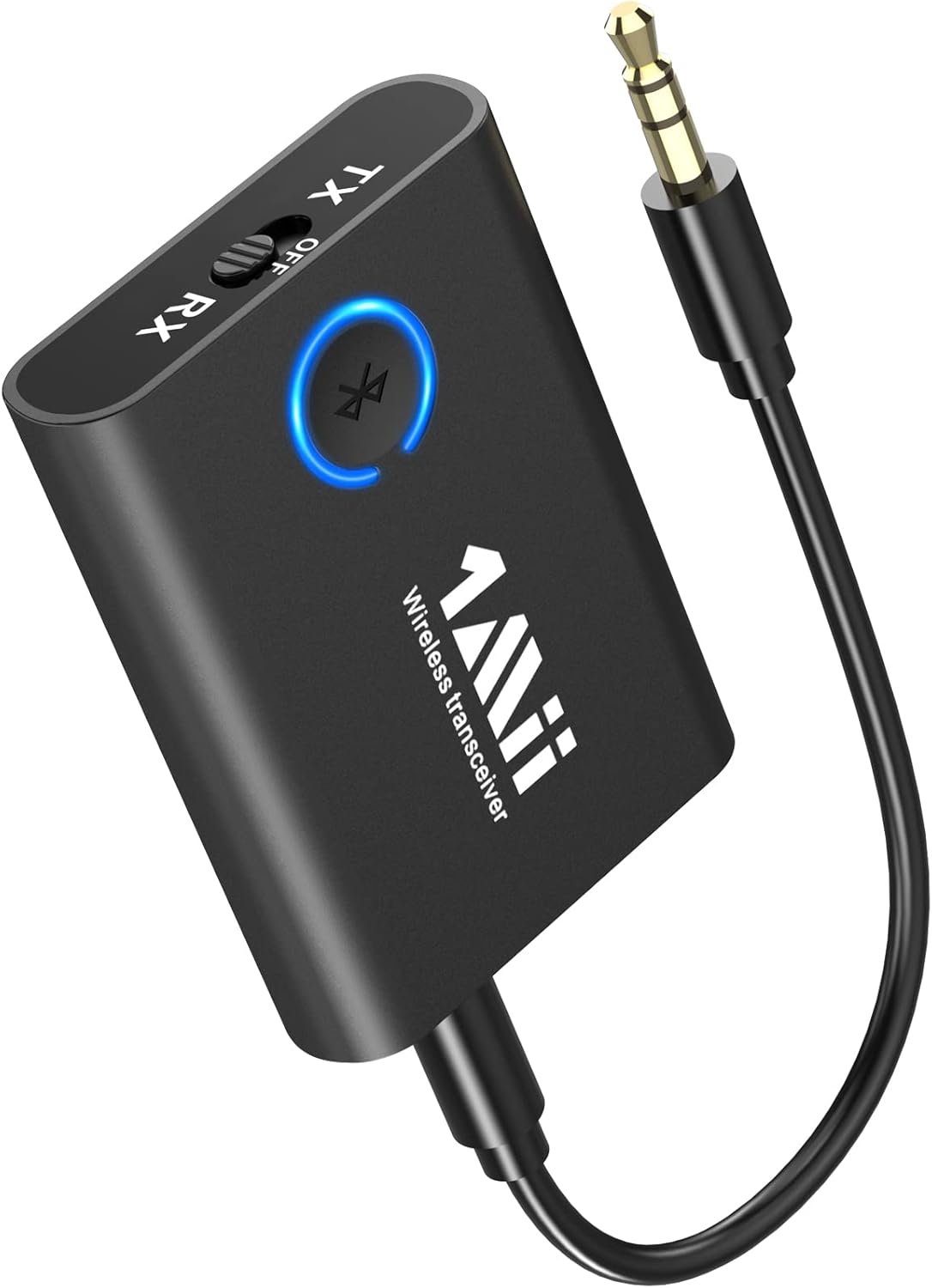 1Mii ML301 Bluetooth 5.3 Transmitter Receiver, Dual Link Wireless Aux Bluetooth...