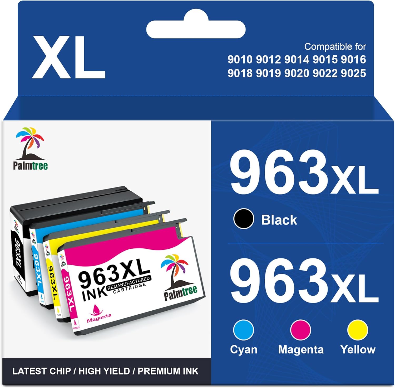 963XL Ink Cartridges Multipack 963 XL Compatible for HP 963 963XL for HP Officej...