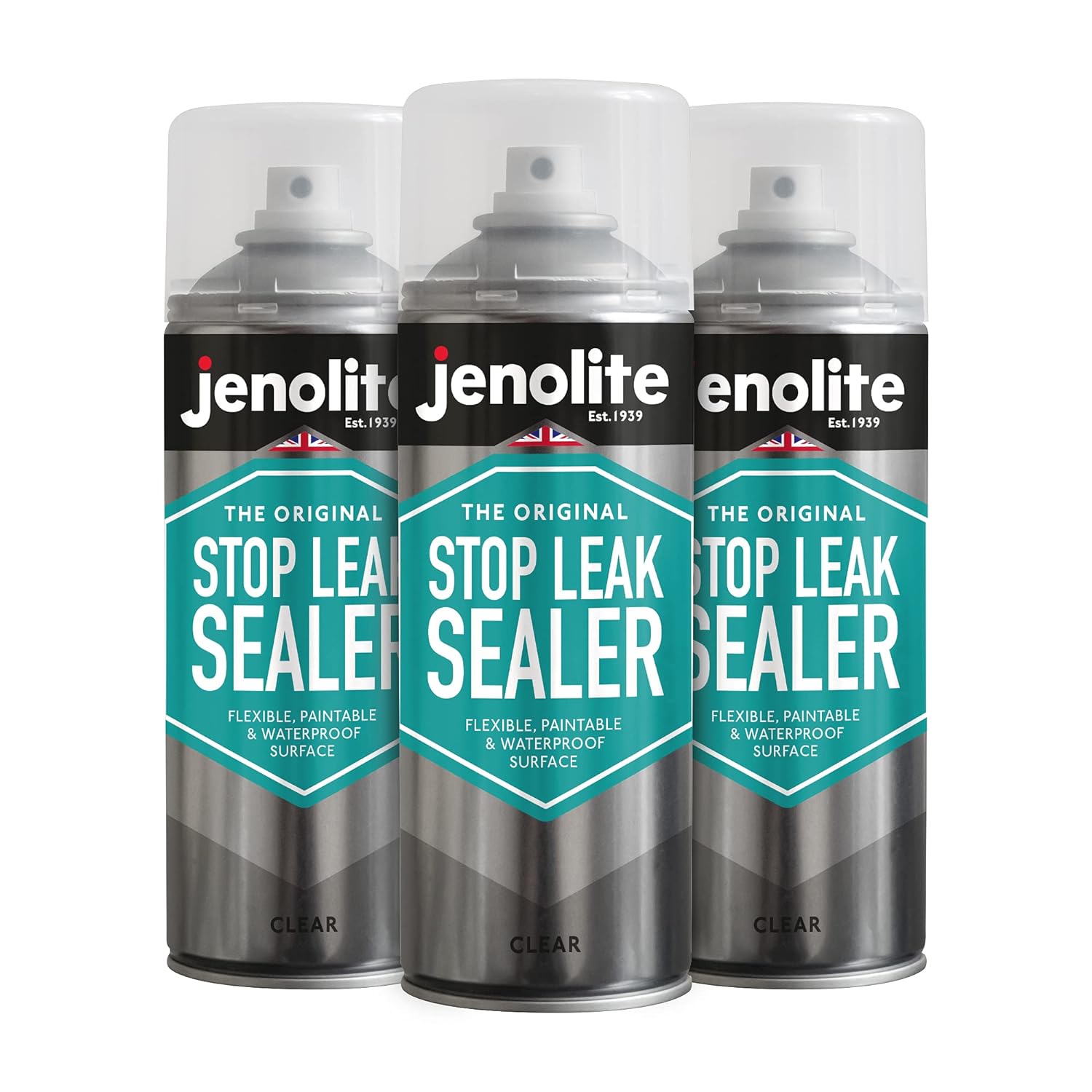 JENOLITE Stop Leak Sealer Spray, Exceptional Leak Sealer for Clear Gutters and F...
