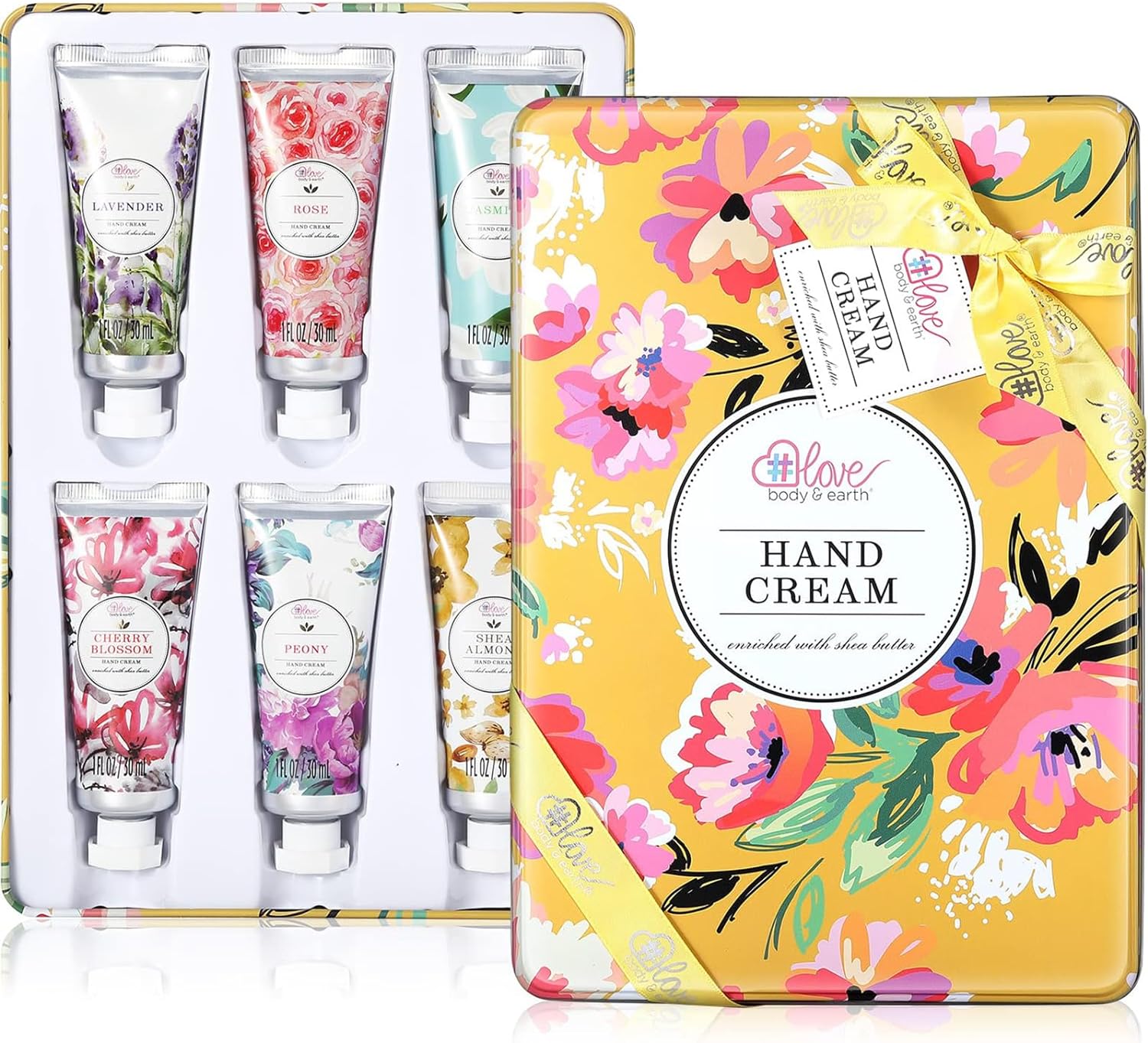 Hand Cream Gift Set, Gifts for Women, Hand Cream Set Enriched with Shea Butter a...