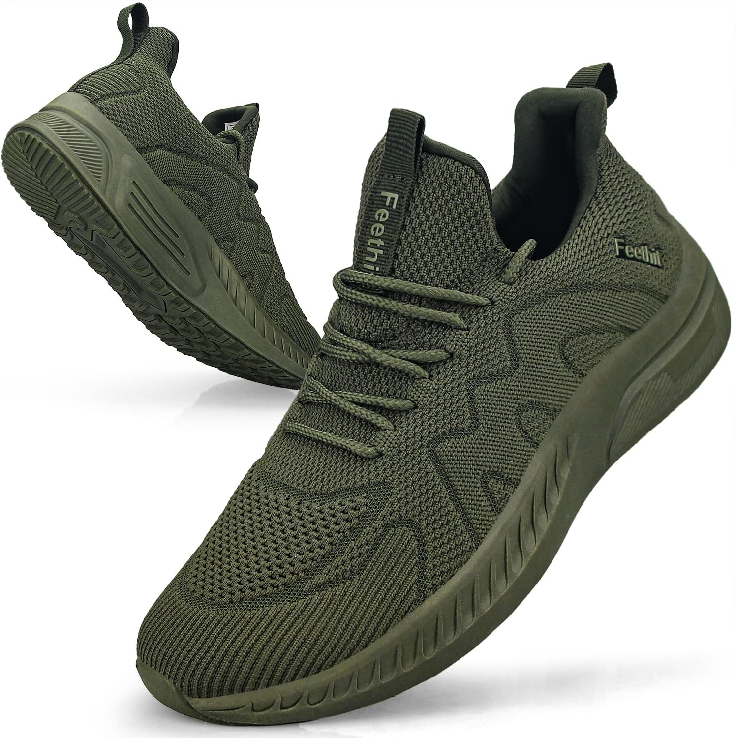 Feethit Trainers Men Running Shoes Tennis Sports Training Walking Gym Athletic F...