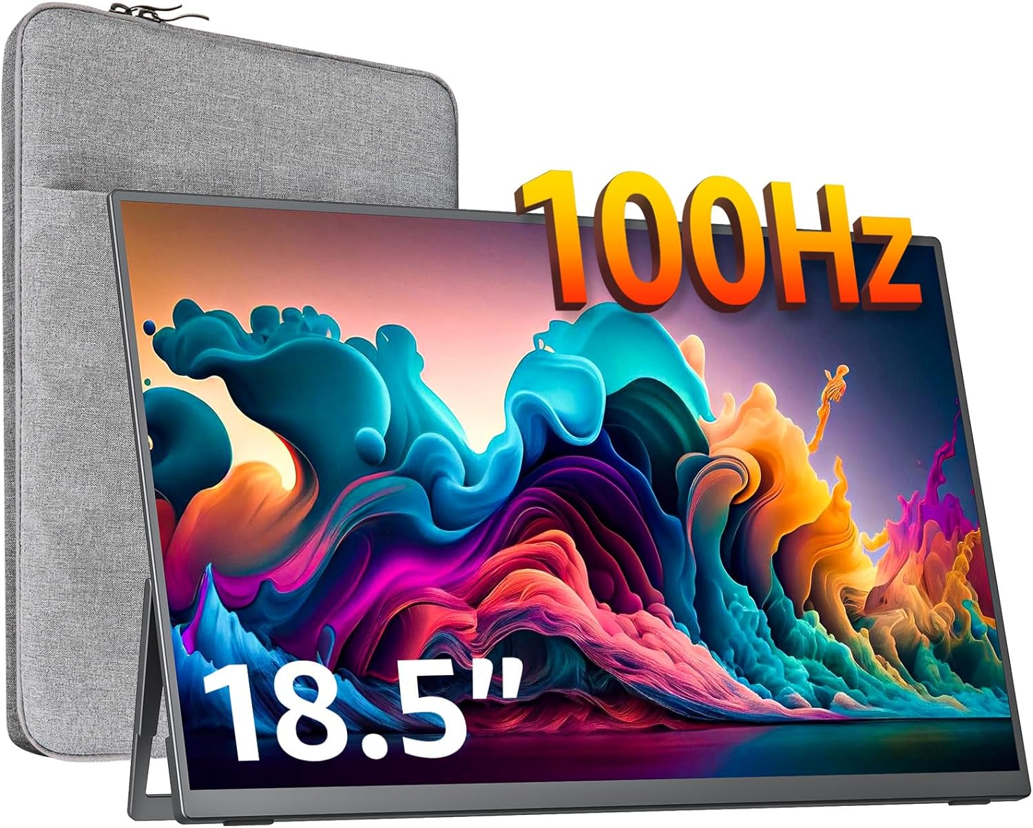 cocopar 18.5 inch portable monitor- 1080P IPS 100Hz 120% sRGB Gaming Monitor USB...