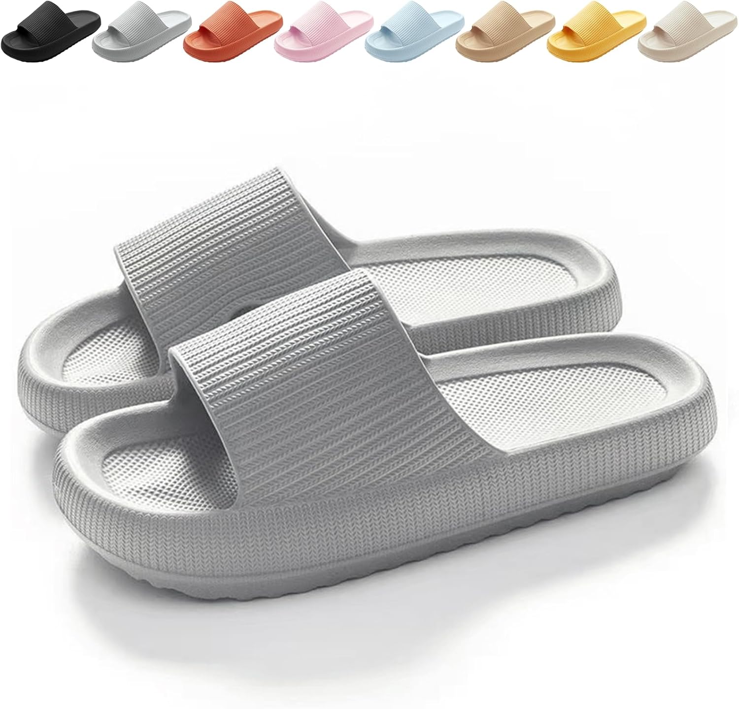 BHFRGAS Sliders Cloud Slippers, Special Non-Slip Mens Womens Slippers, Innovativ...