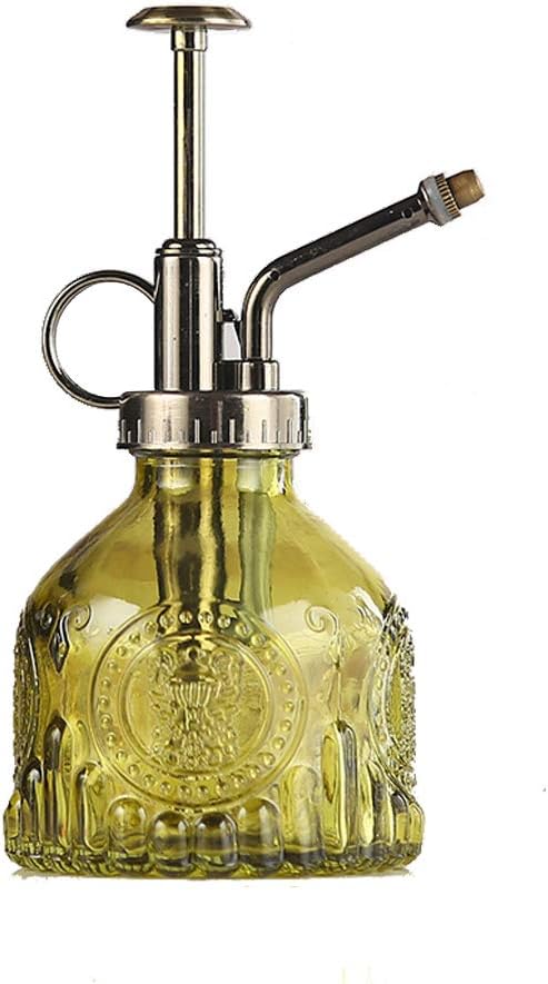 ZIUHEOA Plant Mister Glass Watering Spray Bottle 6.4" Tall Watering Can Retro Hi...