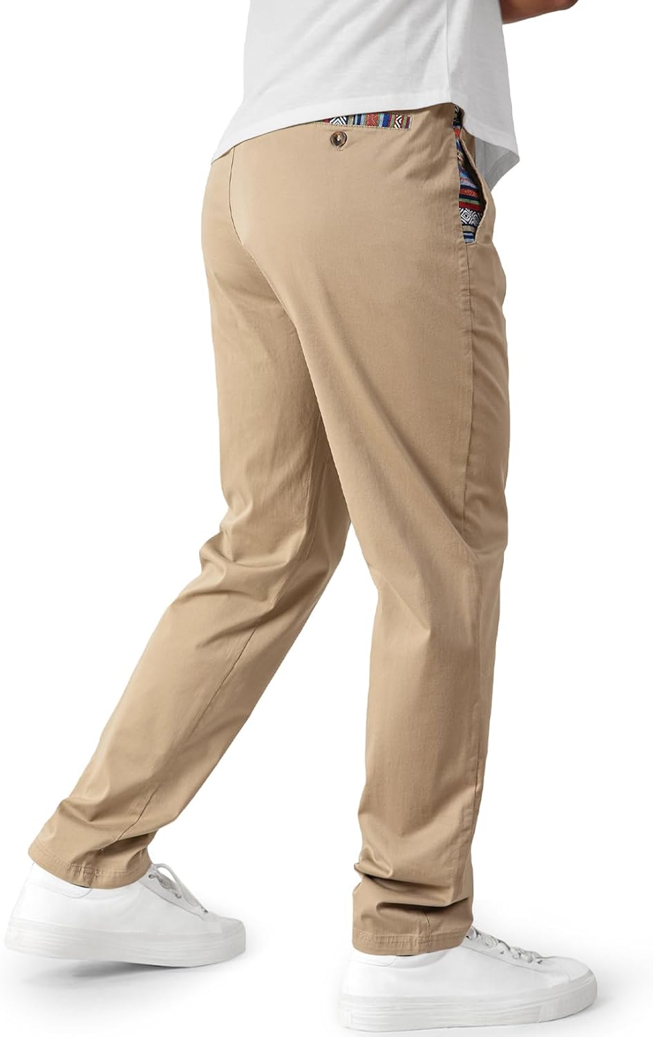 Meilicloth Casual Pant Men Cotton Work Trousers Men Twill Golf Trousers for Men...
