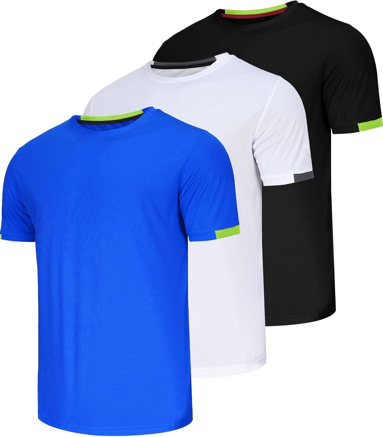 3 Pack Men T Shirts Running T Shirts for Men Gym Men's T Shirts Sport Tops for M...