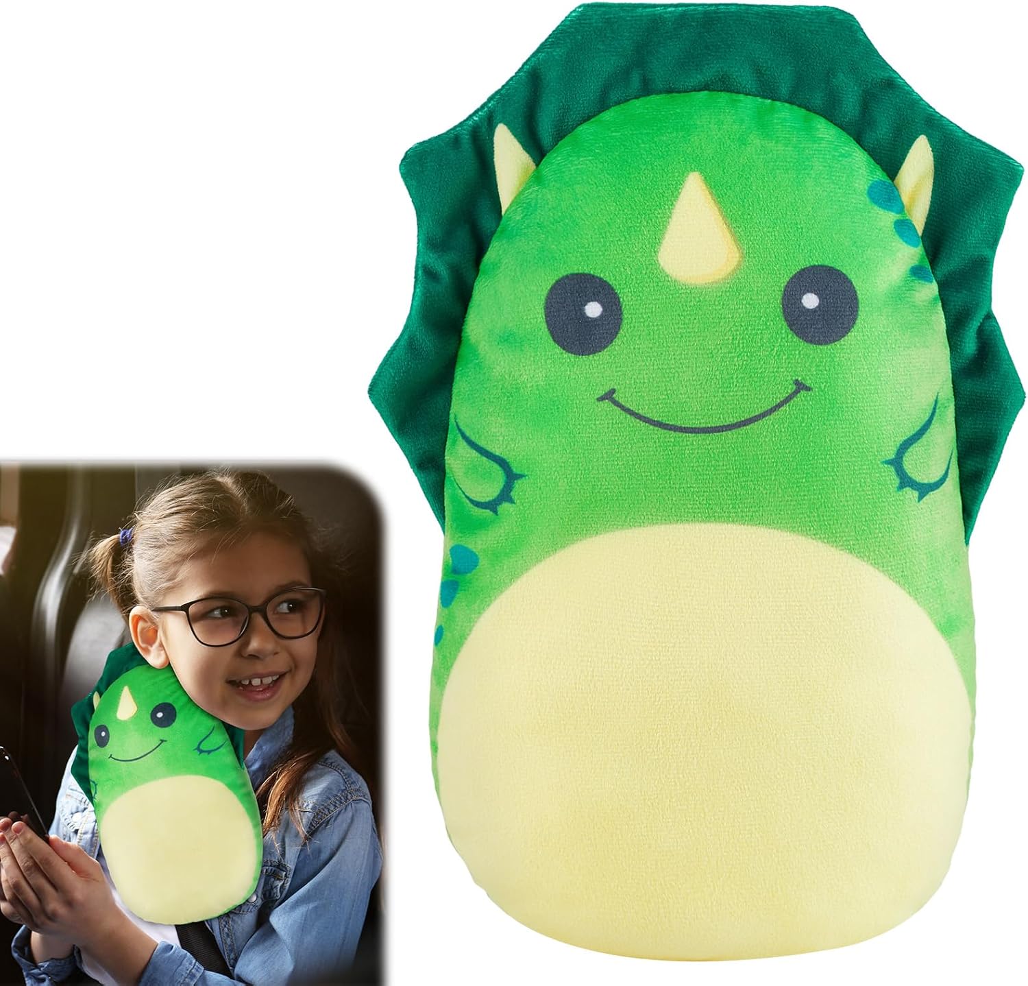 MHJY Seatbelt Covers Kids Car Seat Belt Pads for Children Cute Head Neck Support...