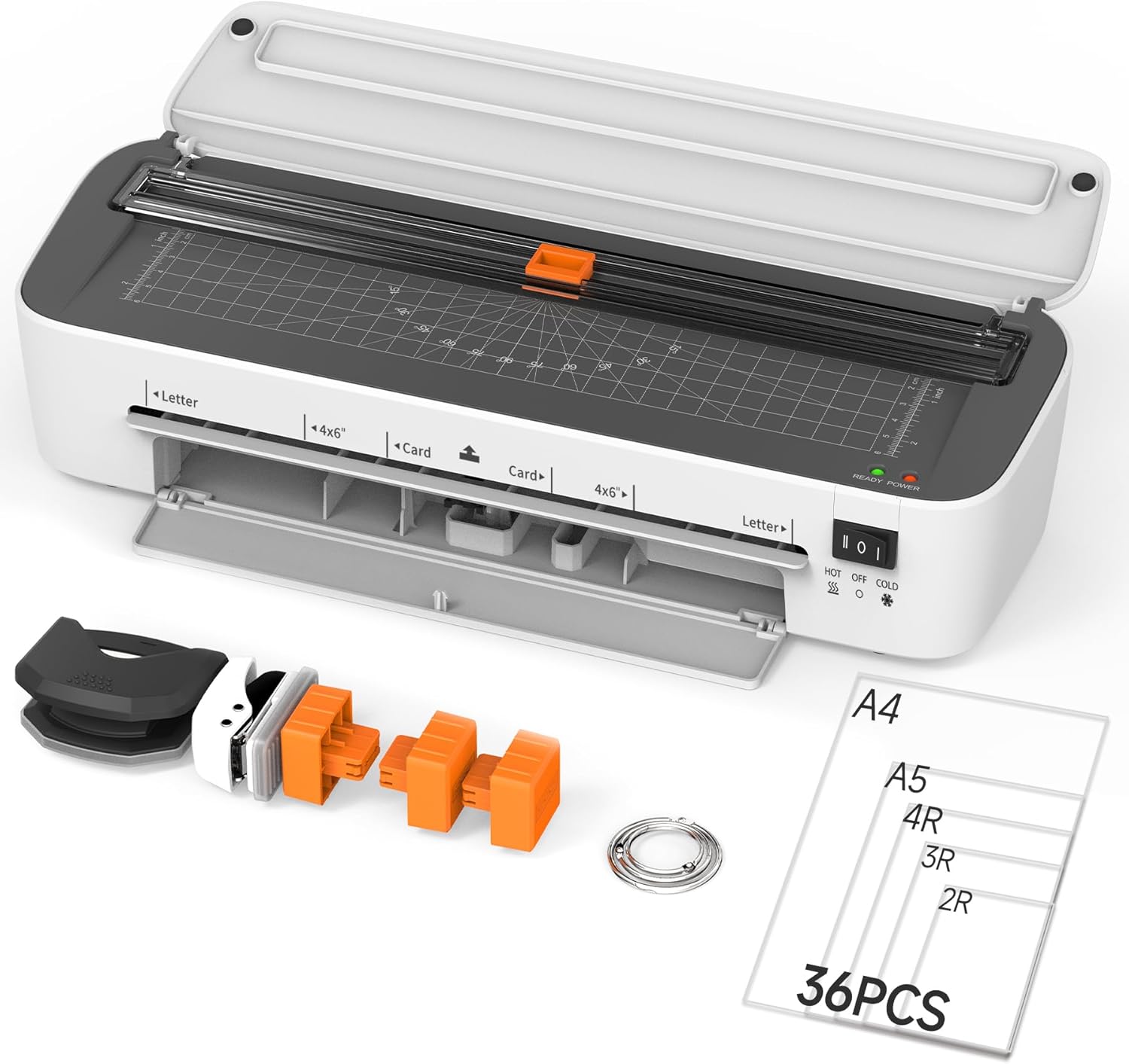 OidoZac A4 Laminator Machine, 11 in 1 Thermal Laminator with 36 Laminating Pouch...