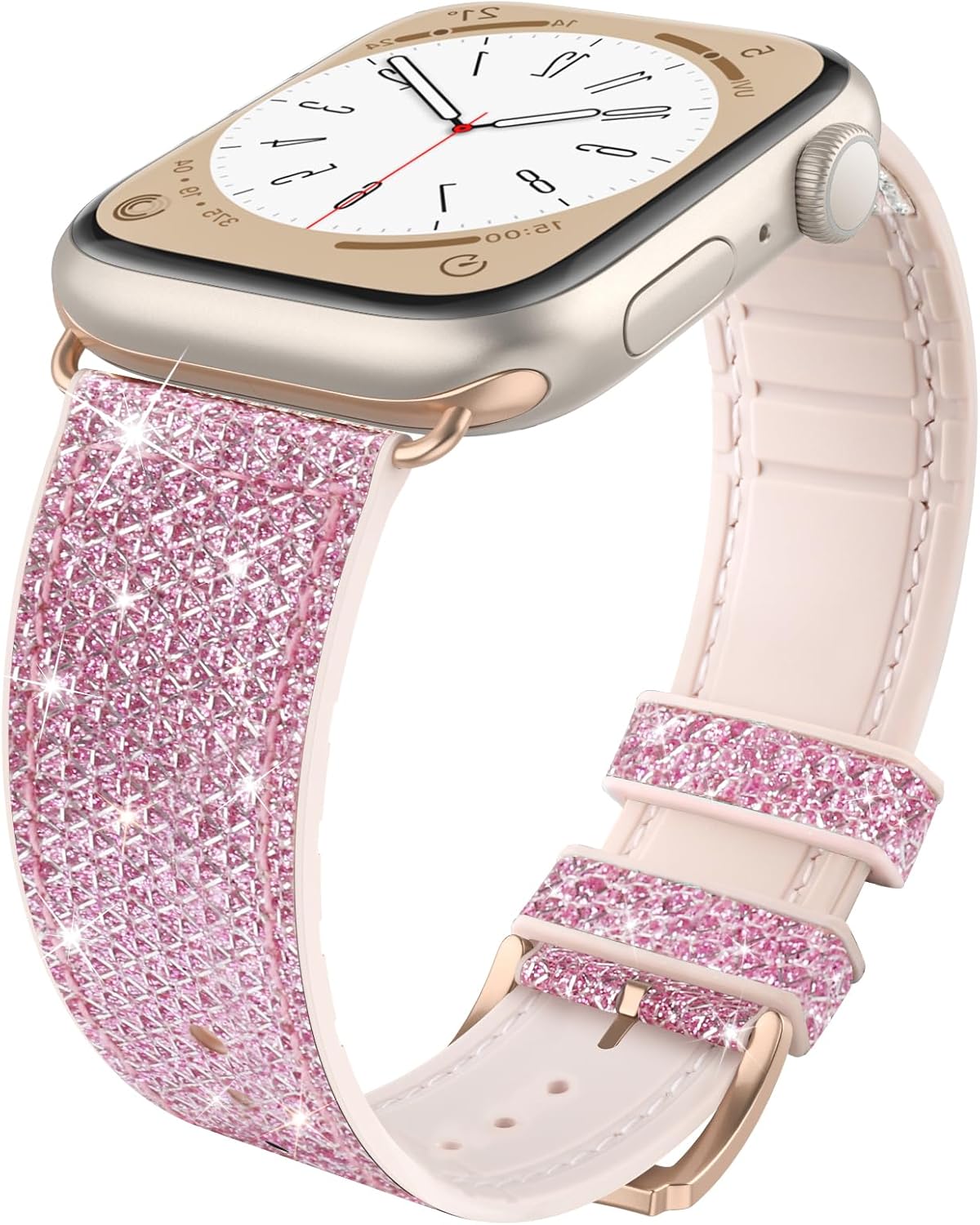 Tuocal Bling Straps Compatible with Apple Watch Strap 38mm 40mm 41mm 42mm(Series...