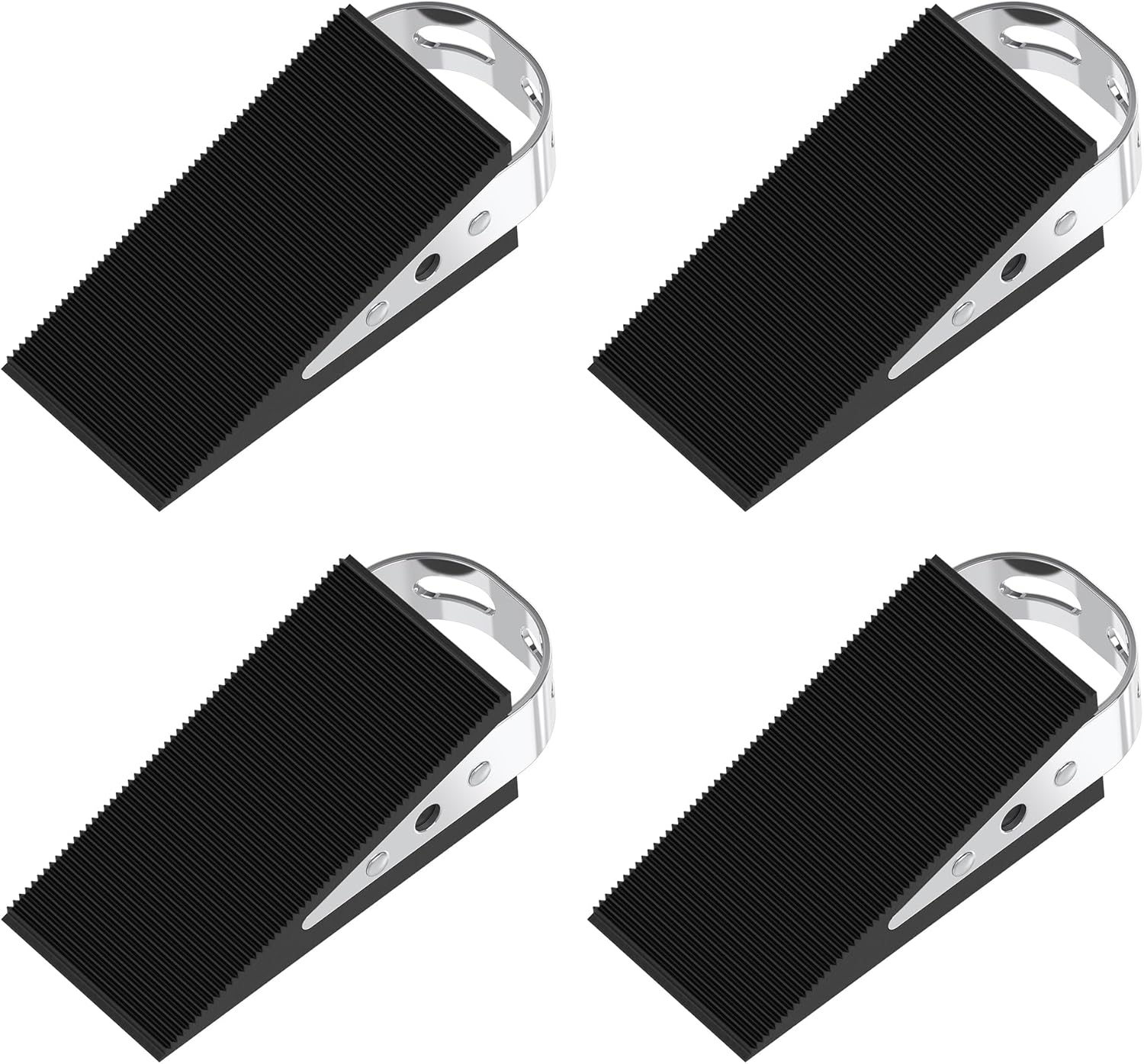 FLORA GUARD 2 Pack Door Wedge Rubber, Special Heavy Duty Door Stops With Non-Scr...