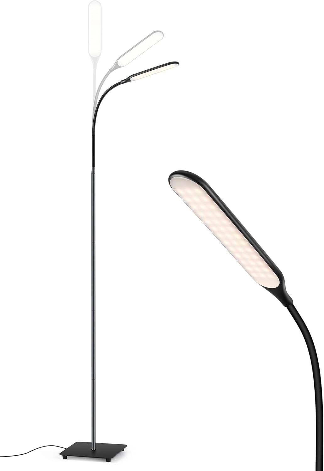 sympa LED Floor Lamp, Dimmable Adjustable Modern Standing Lamp with 4 Color Temp...