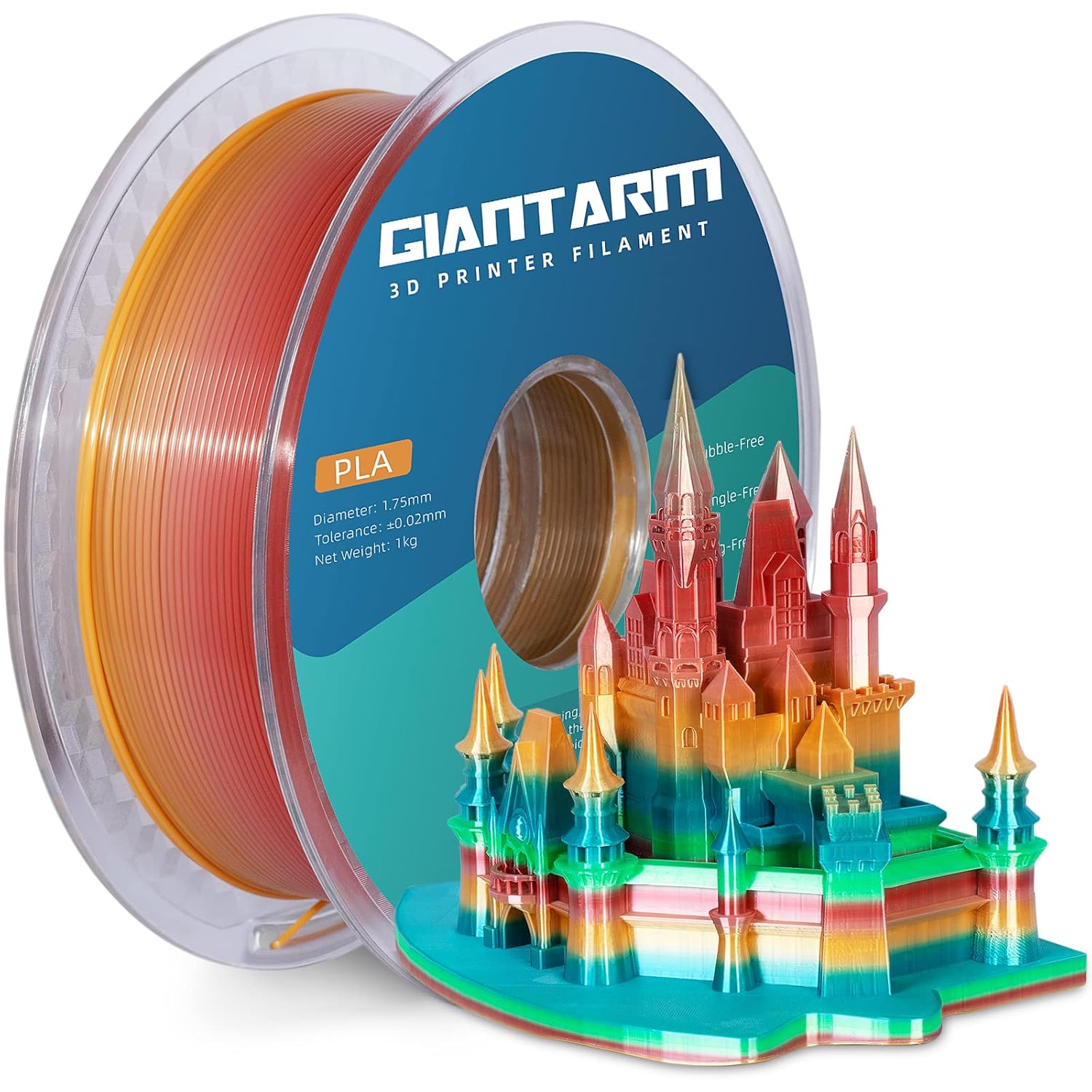 GIANTARM Classic PLA Filament, Special PLA Filament 1.75mm for 3D Printer, Innov...